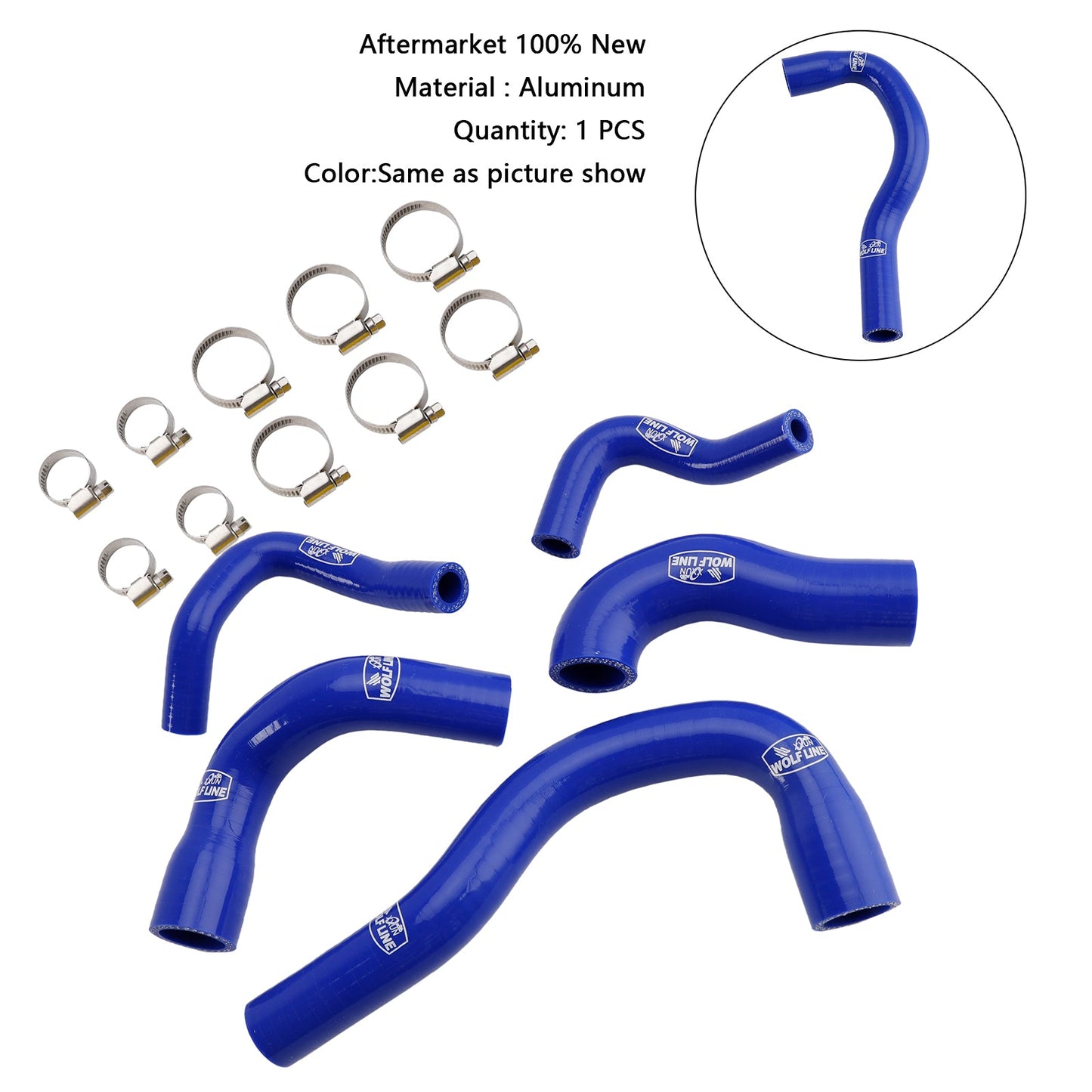 Yamaha MT-09 XSR900 Tracer 9/GT all years Silicone Radiator coolant Hose