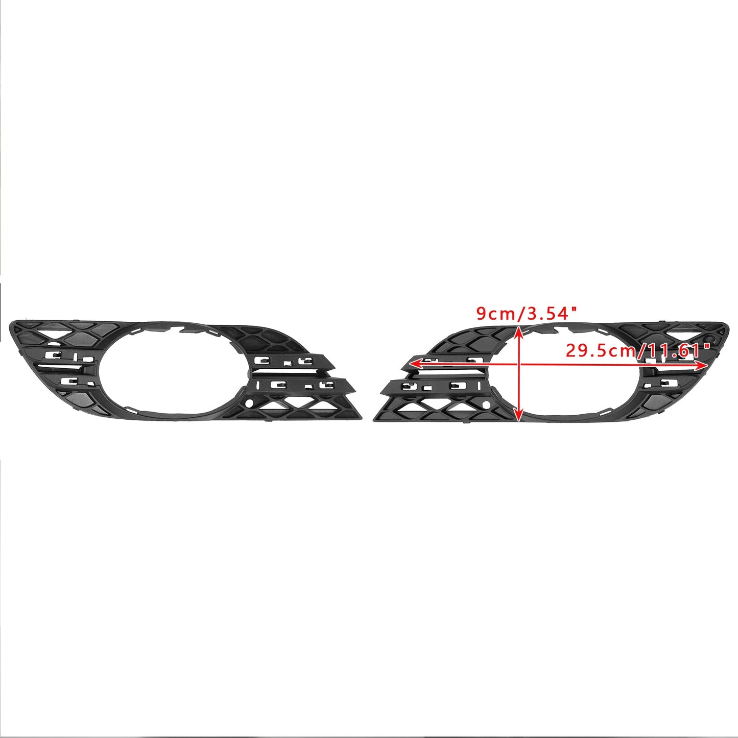 2007-2009 Mercedes Benz E-Class W211 E350 4Matic Base 2PCS Fog Light Trim Set 2118850822 MB1038115