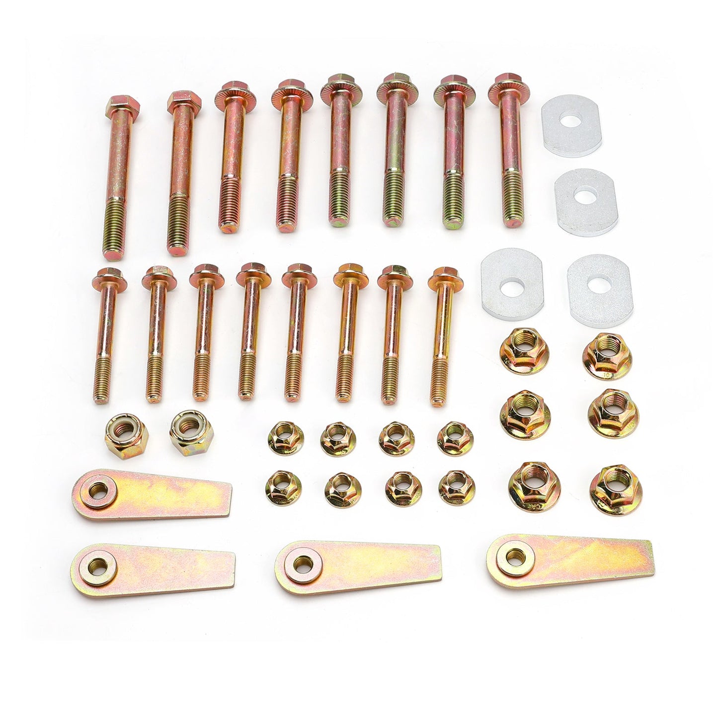 1997-2006 For Jeep Wrangler TJ Control Arm Front and Rear w/Cam Bolt Delete and Flag Nuts