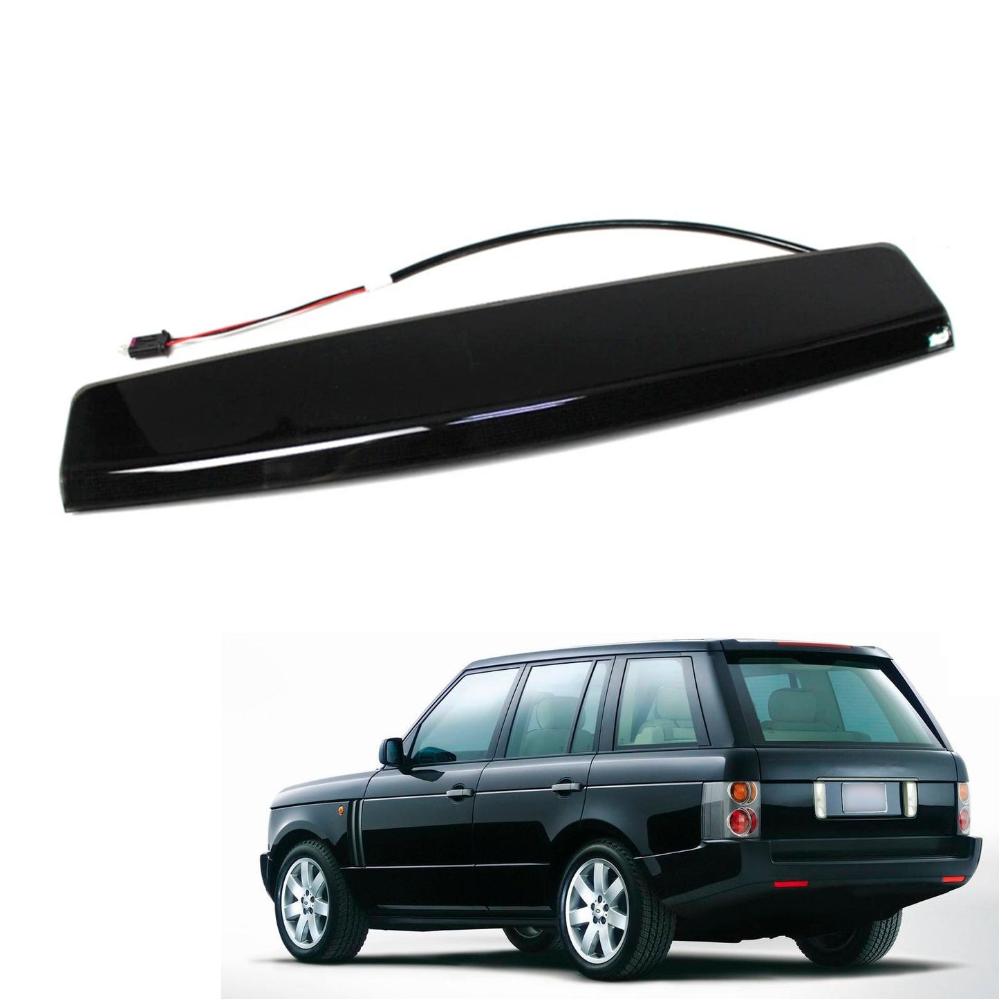 High Mount Stop Light Brake Lamp Black XFG000040 For Land Rover Range Rover