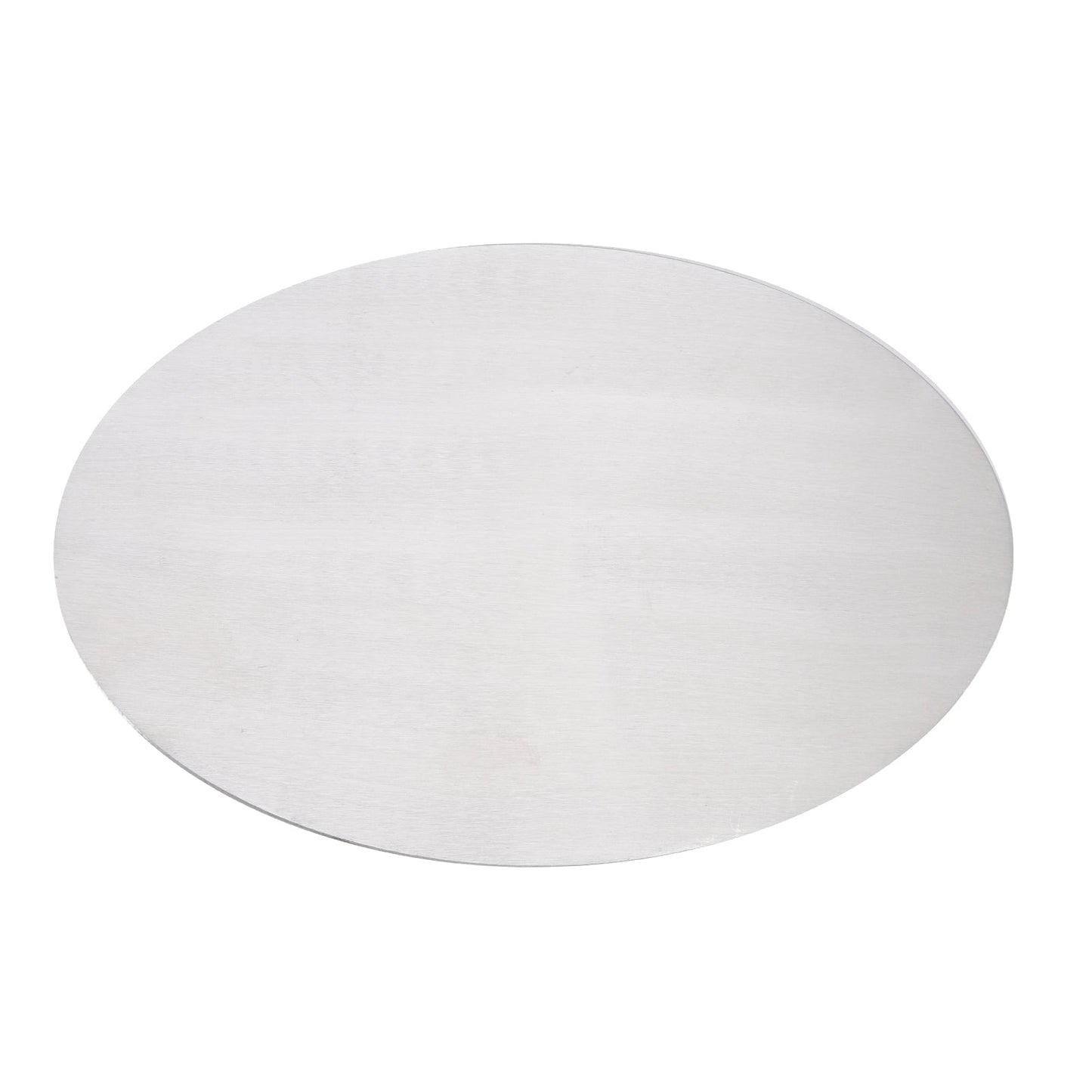 Oval Blank Aluminum Alloy License Plate DIY Universal fit for Motorcycle