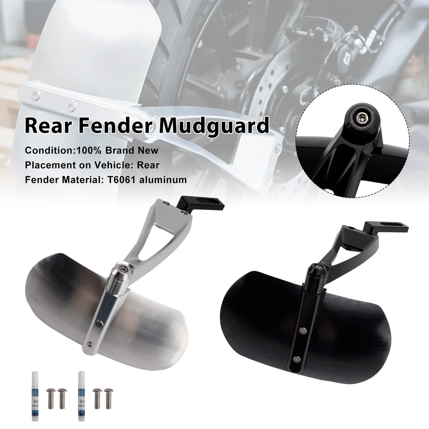 2024-2025 Triumph Scrambler 1200X Rear Wheel Fender Mudguard