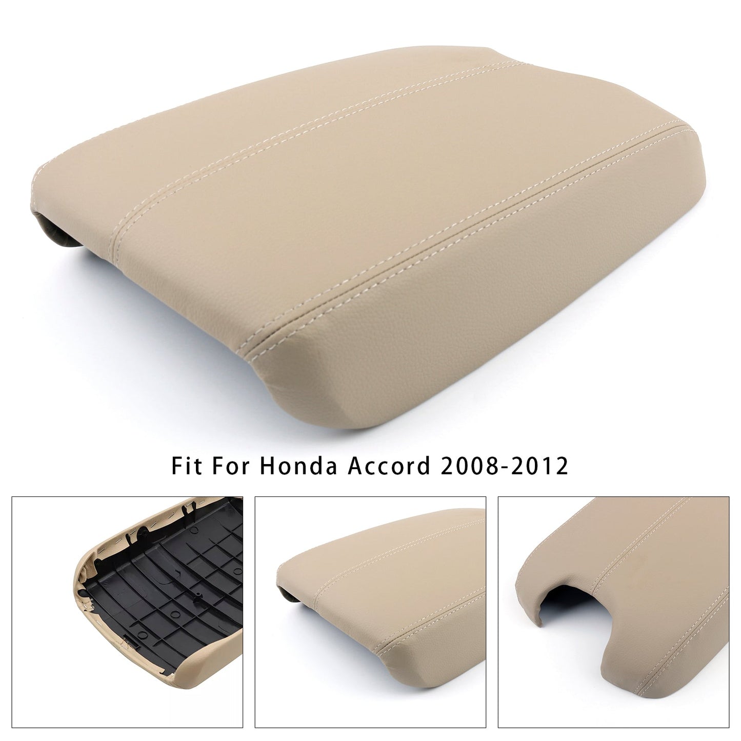2008-2012 Honda Accord Beige Leather Armrest Centre Console Lid