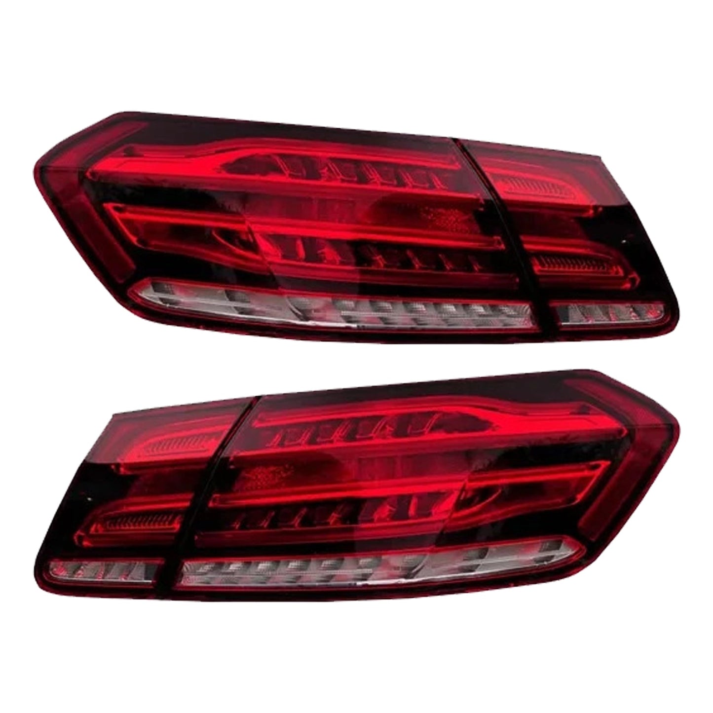 4PCS LED Rear Tail Light Brake Lamp For Mercedes E-Class W212 2013-2015