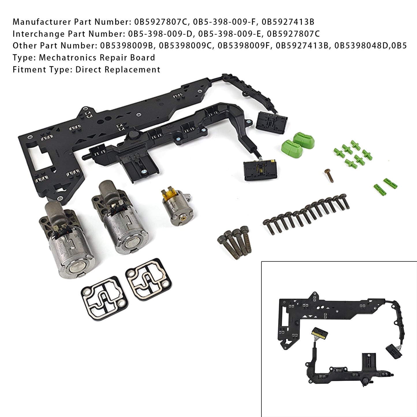 Audi A7 (4GA, 4GF) Hatchback 0B5 Mechatronics Repair Board Transmission Harness Kit