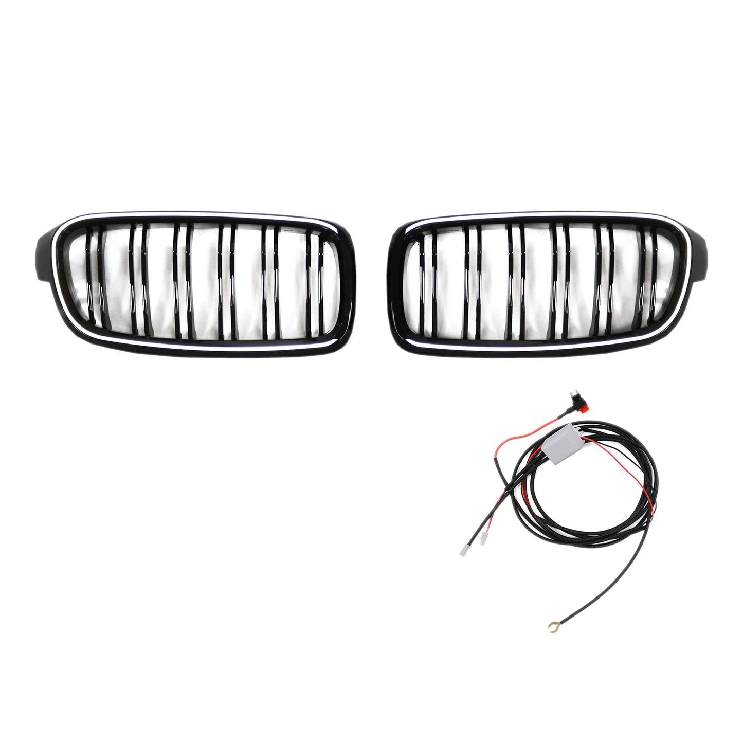 2012-2019 BMW 3-Series F30 Sedan Double Slat Front Kidney Grille Grill