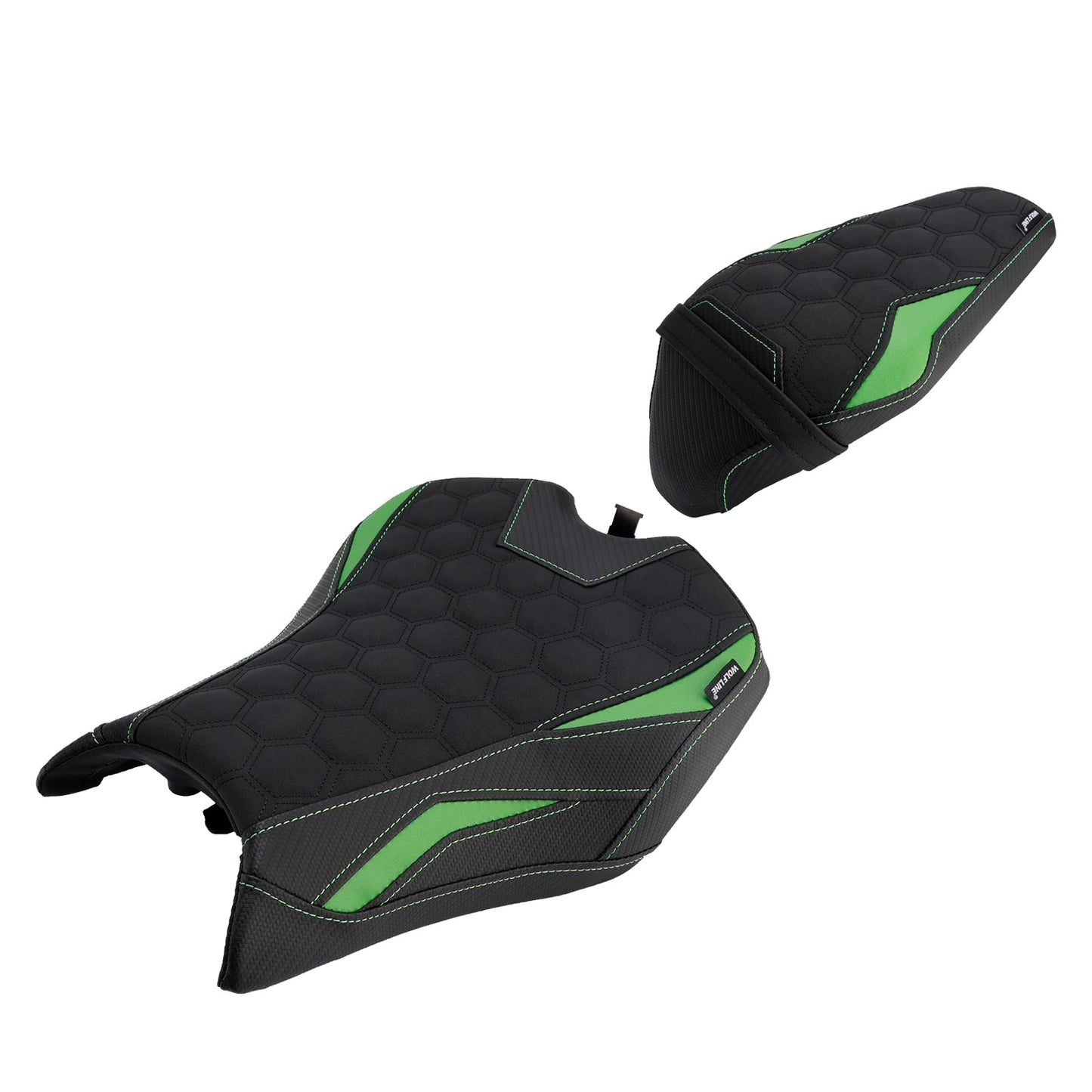 2025- For Kawasaki Ninja Z900 Zr900-F Driver&Passenger Seat Rear Cushion Green2