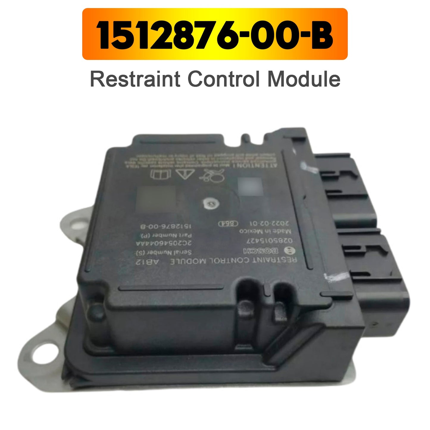 2017-2022 for Tesla Model Y Restraint Control Module 1512876-00-B
