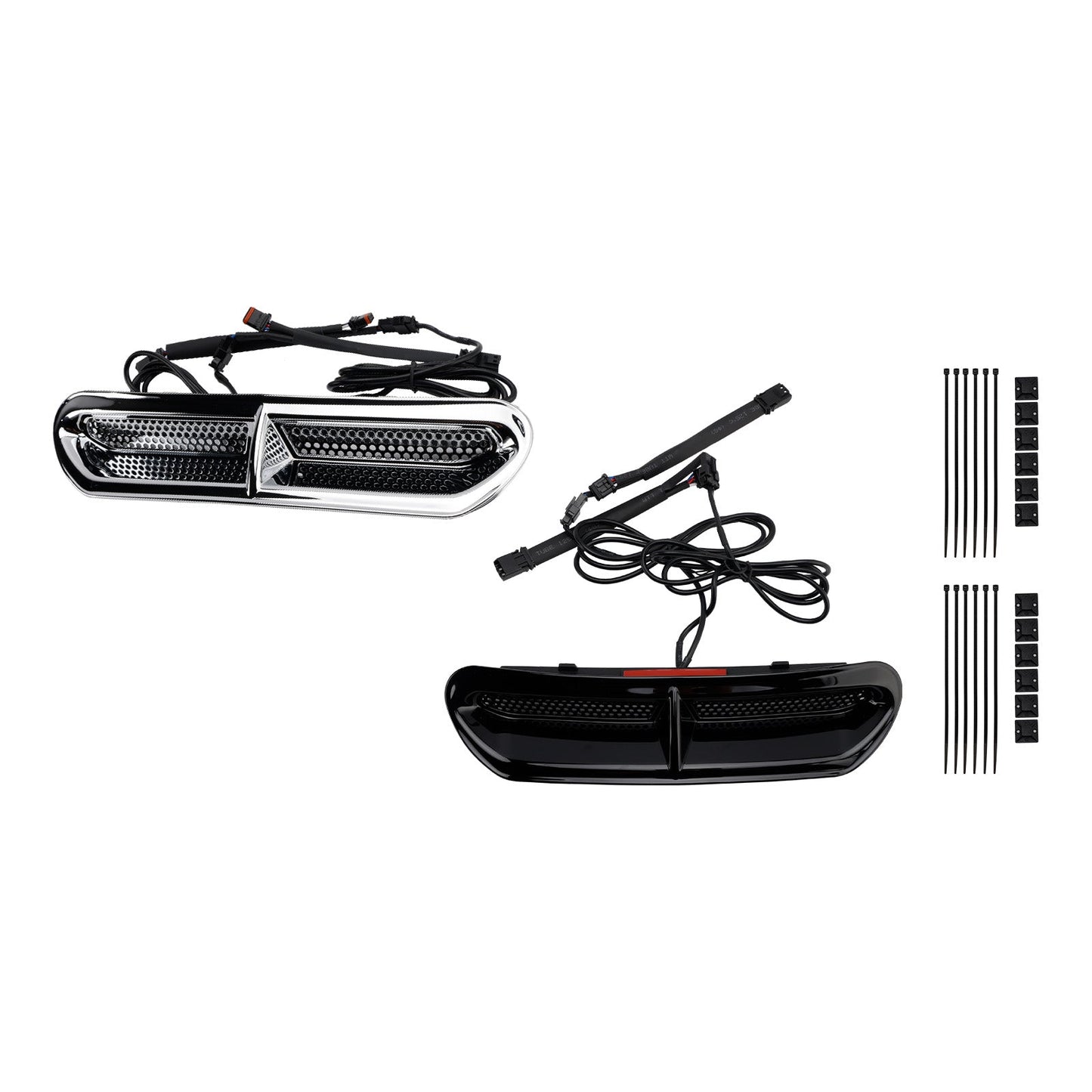 Front Fairing Air Vent LED Light For Touring Street Glide 2014-2024