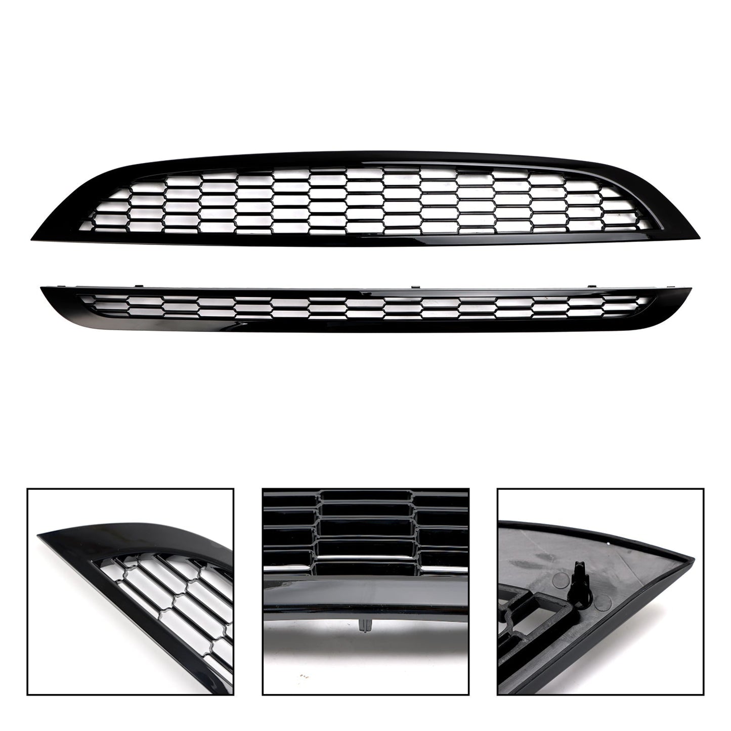 2002-2006 MINI R52 Convertible Honeycomb Mesh Front Grill Grille 2PCS