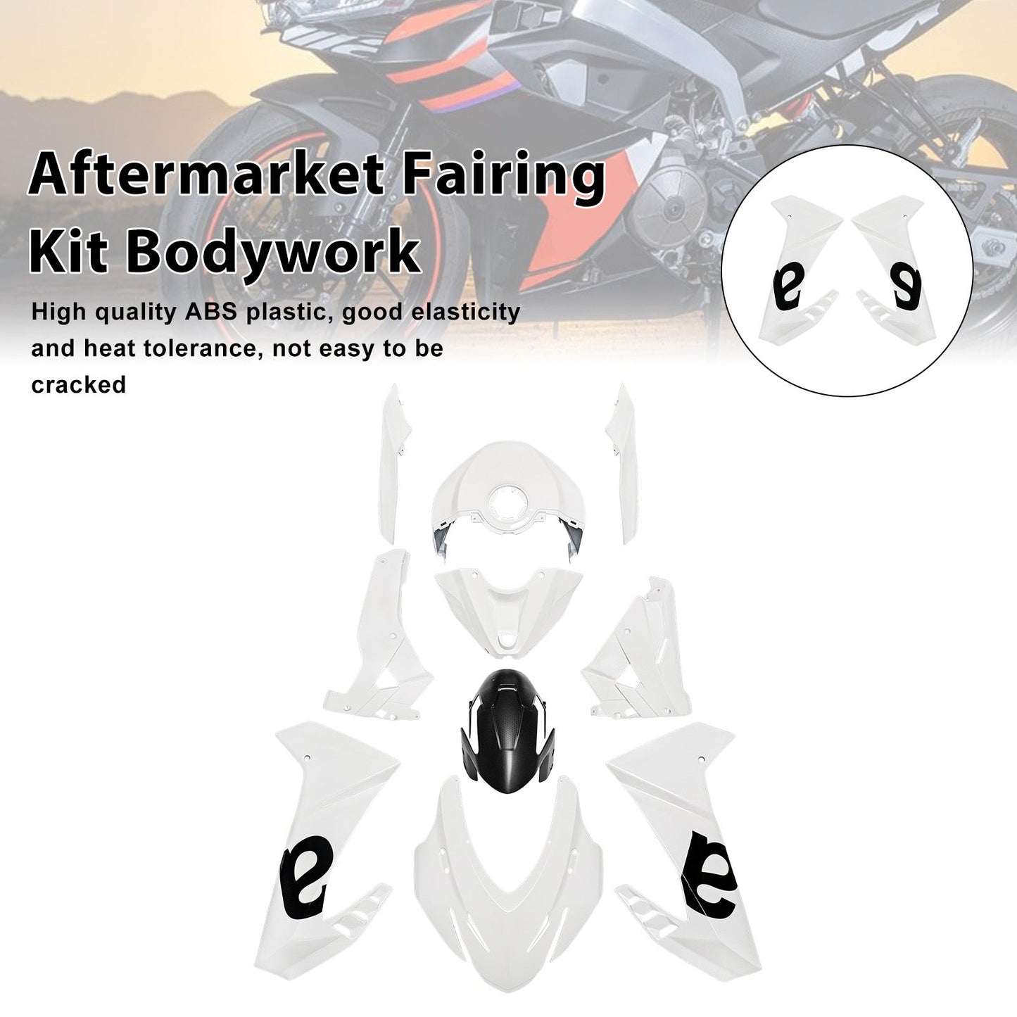 Injection ABS Plastic Bodywork Fairing Kit for Aprilia RS457 2024-2025