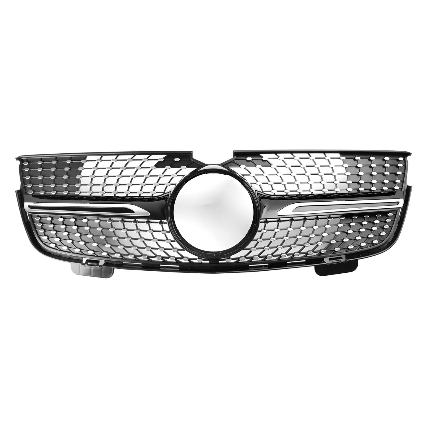 Diamonds Front Bumper Grille Fit Mercedes Benz GL-Class X164 2007-2009 Chrome