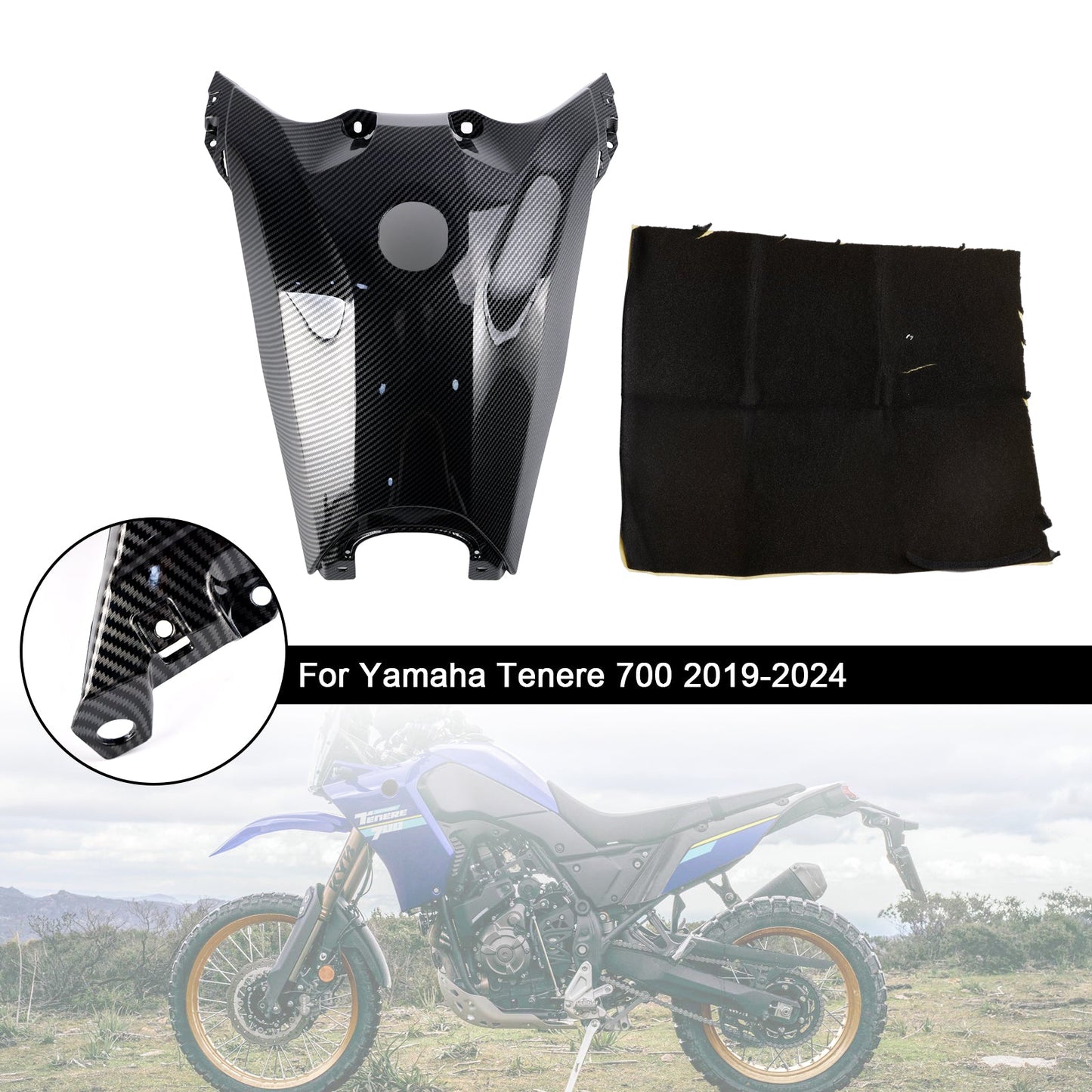 2019-2024 Yamaha Tenere 700 Gas Tank Cover Guard Fairing Protector
