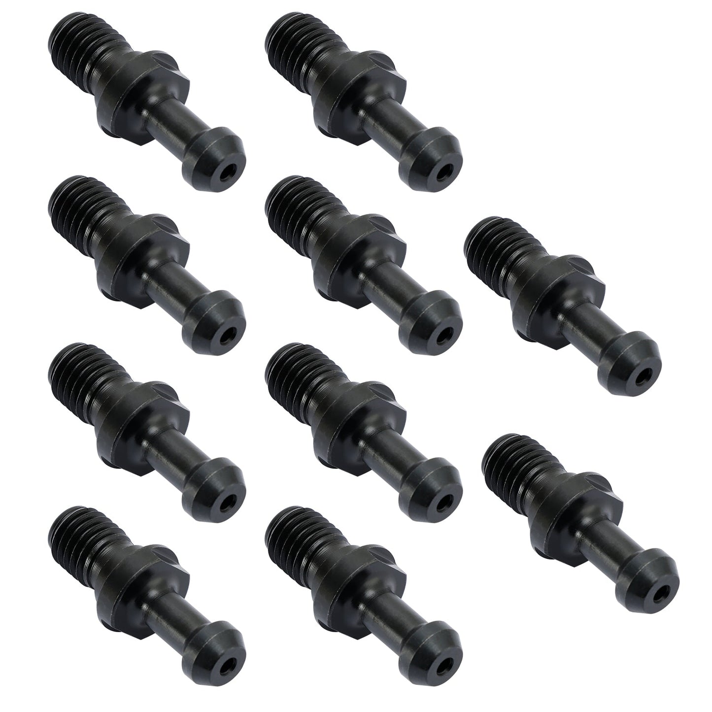 10Pcs CAT40 45° Pull Stud Retention Knob Fits For Any Haas CAT40 CNC Black