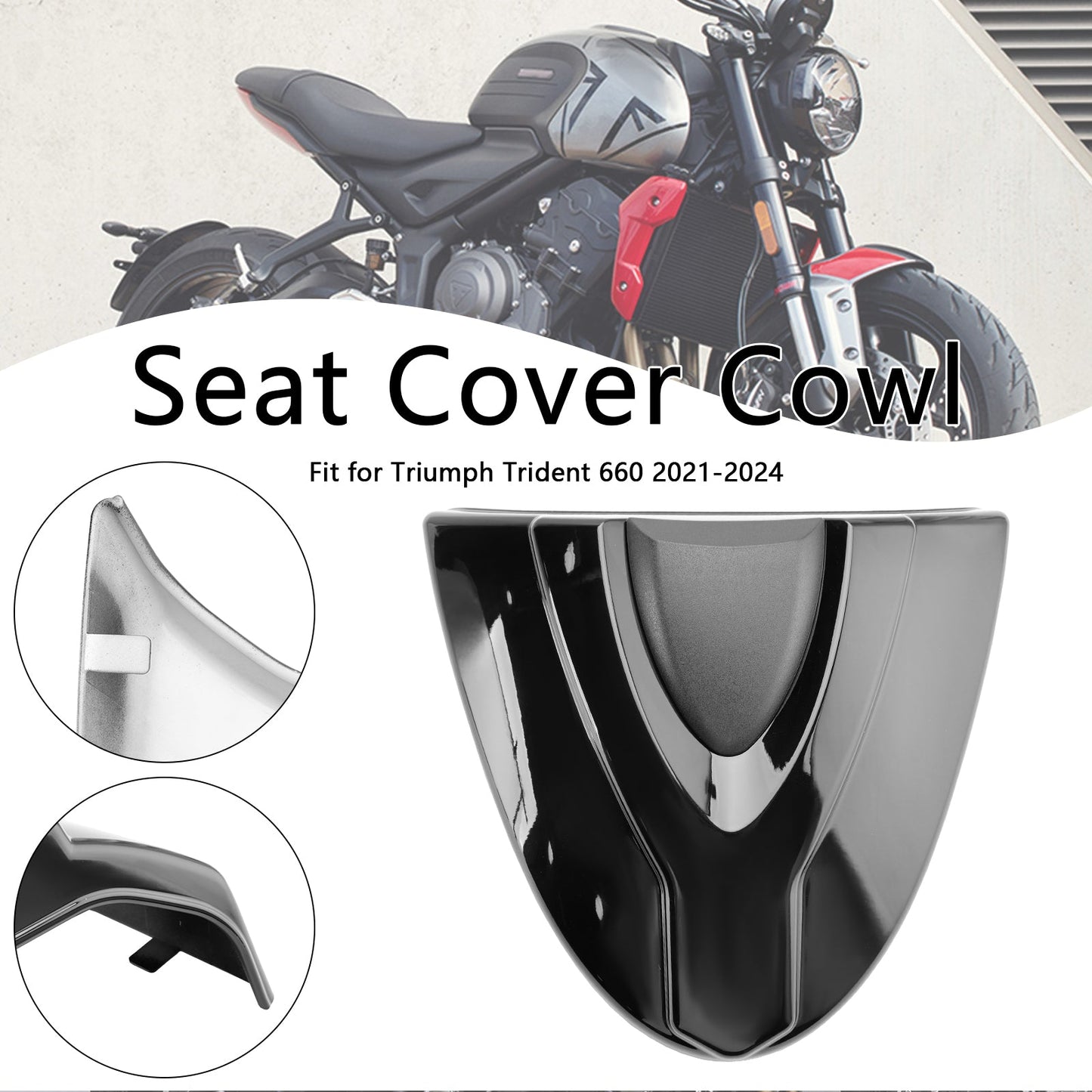 2021-2024 Trident 660 Tail Rear Seat Cover Fairing Cowl