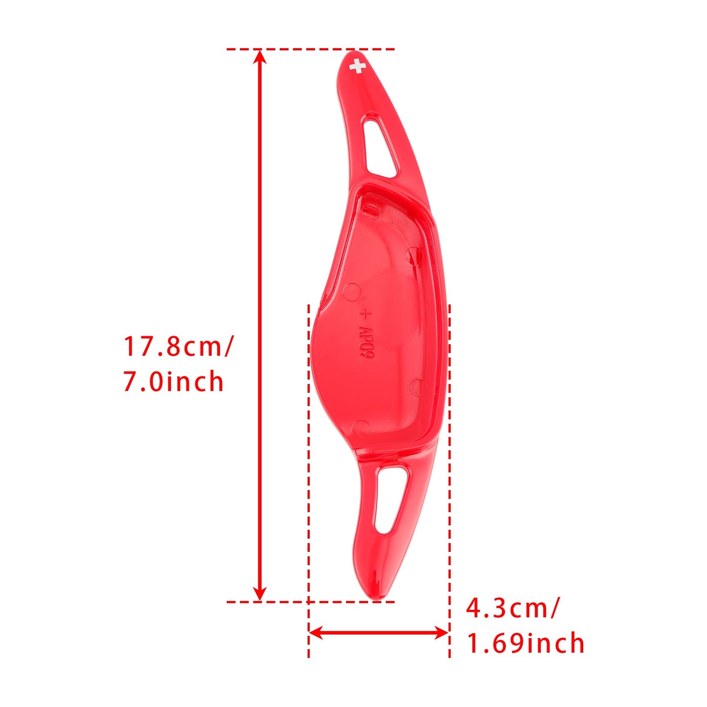 Steering Wheel Paddle Shifter Extensions For BMW G05 X5 F95 X5M G07 X7 G22 Red