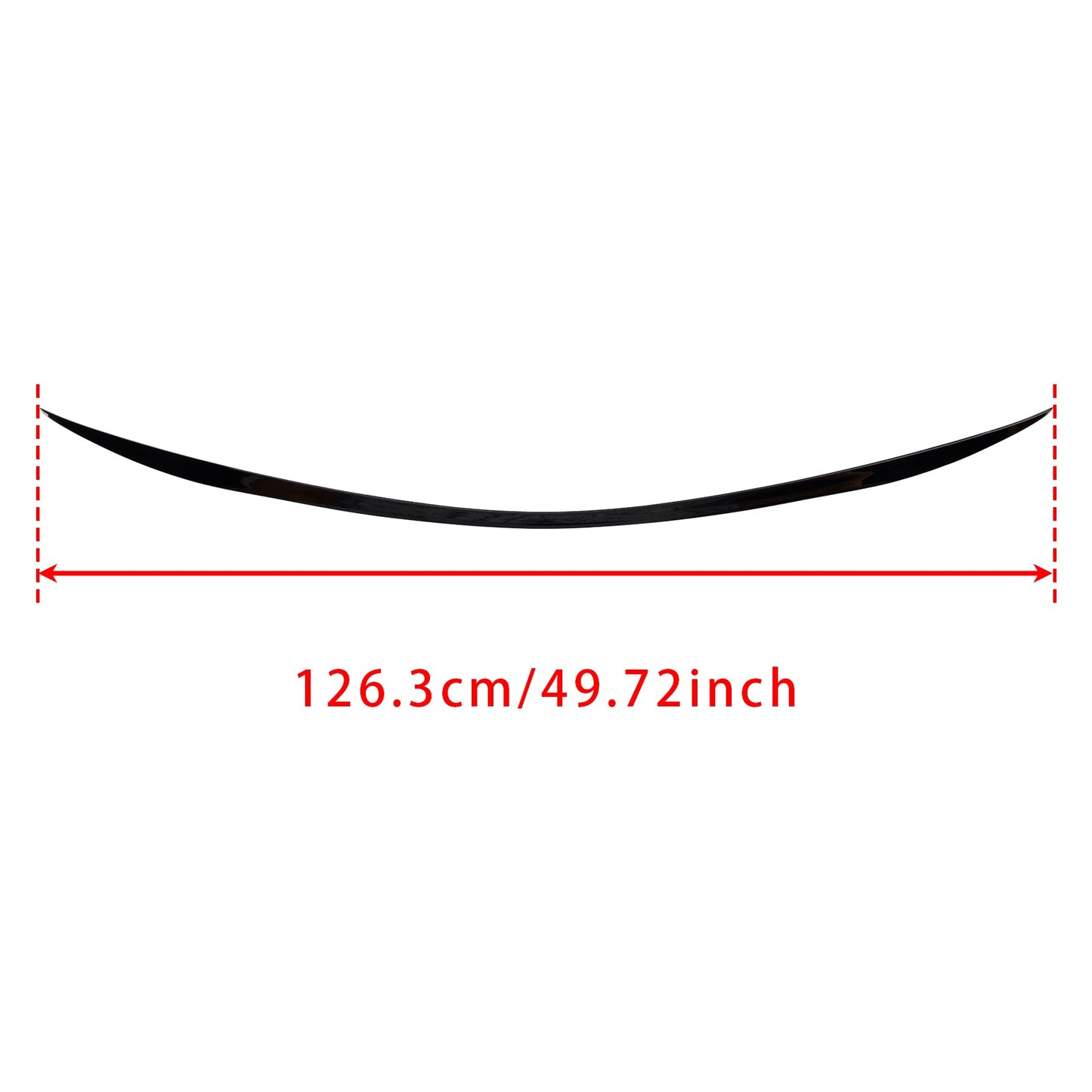 2014-2021 Mercedes-Benz C-Class W205 AMG C63 Style Gloss Black Rear Spoiler