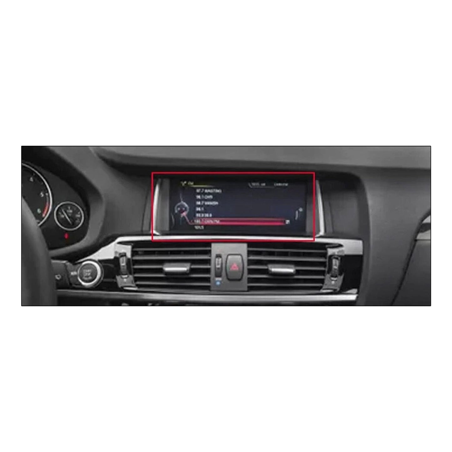 05/2013-03/2018 BMW X4 F26 8.8" LCD Screen Assembly Display Screen 4300345W