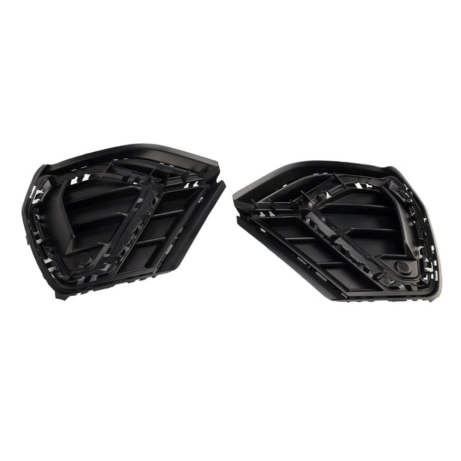 2019-2022 Audi Q3 S-Line 2PCS Gloss Black Front Bumper Grille Cover