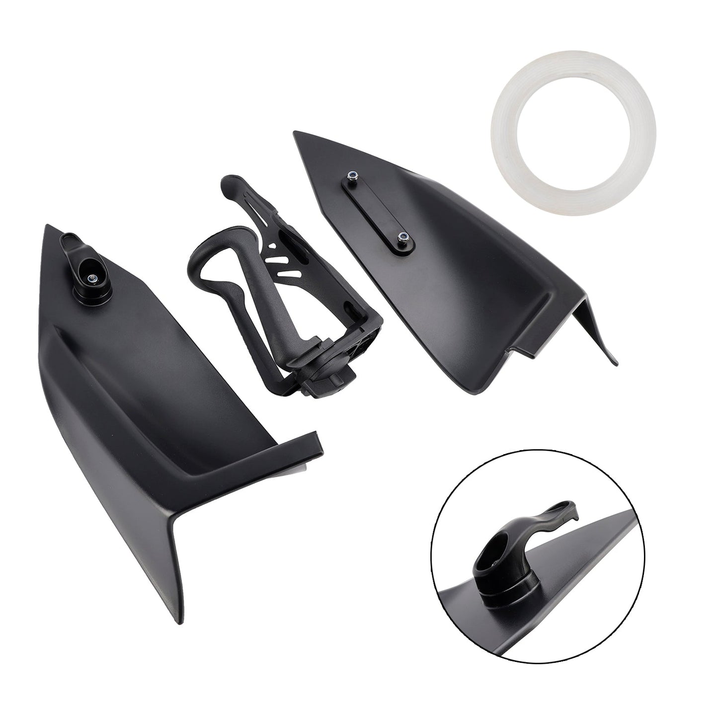 2023-2024 Yamaha X-Max 300 Hanger Helmet Hook & Bottle Cargo Hanger Black
