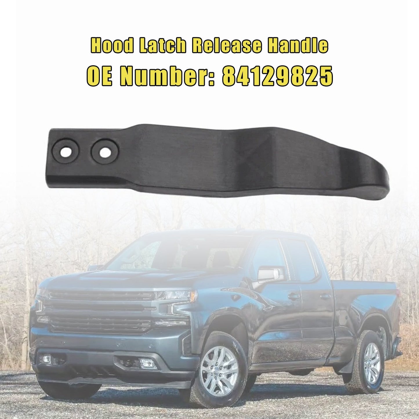 2019 2020 2021 Chevy Silverado 1500 Hood Latch Release Handle 84129825