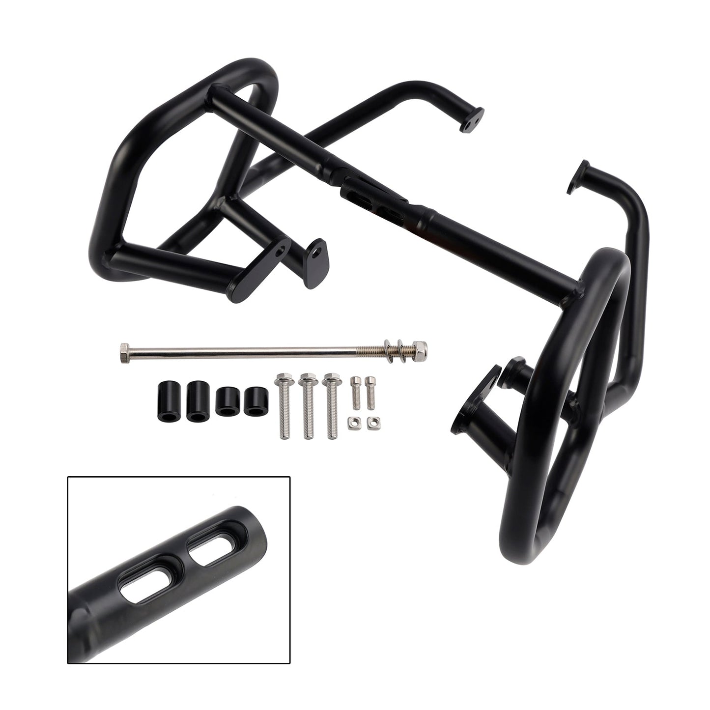 Engine Guard Frame Anti-Crash Bumper= Black For Speed Scrambler 400 X 2024-2025