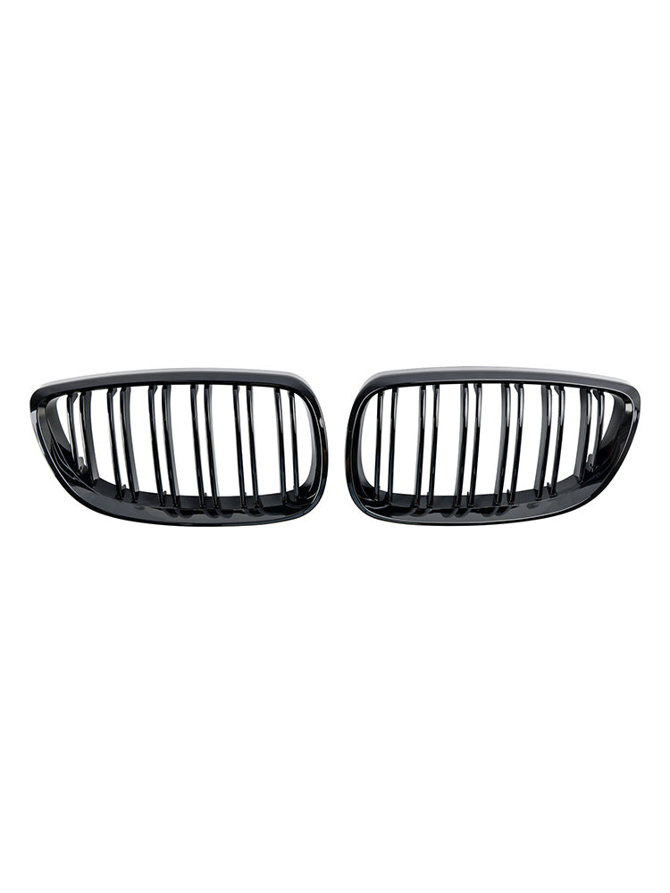 2006-2010 BMW E92 2Door Pre-Facelift Gloss Black Front Kidney Grill Grille