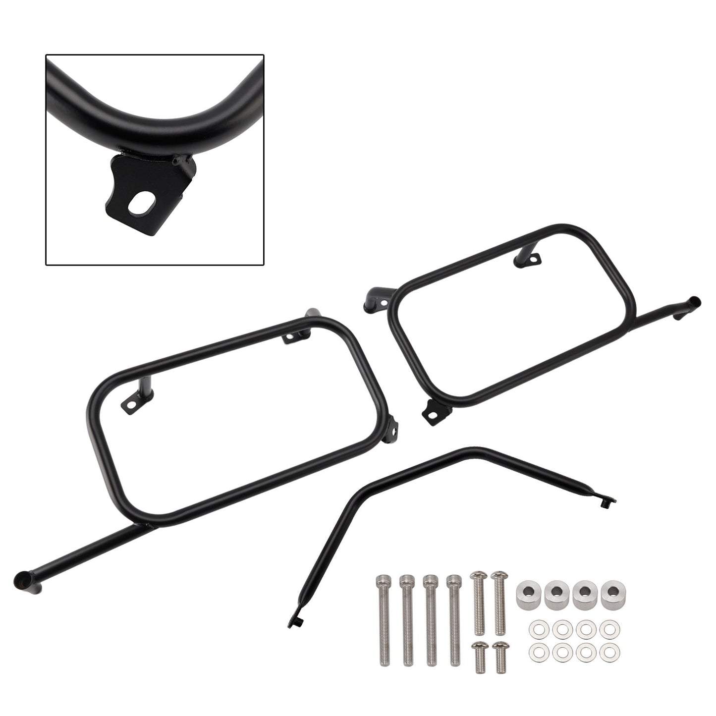 2024-2025 Tiger 1200 Side Saddle Bag Mounting Bracket Black Left&Right