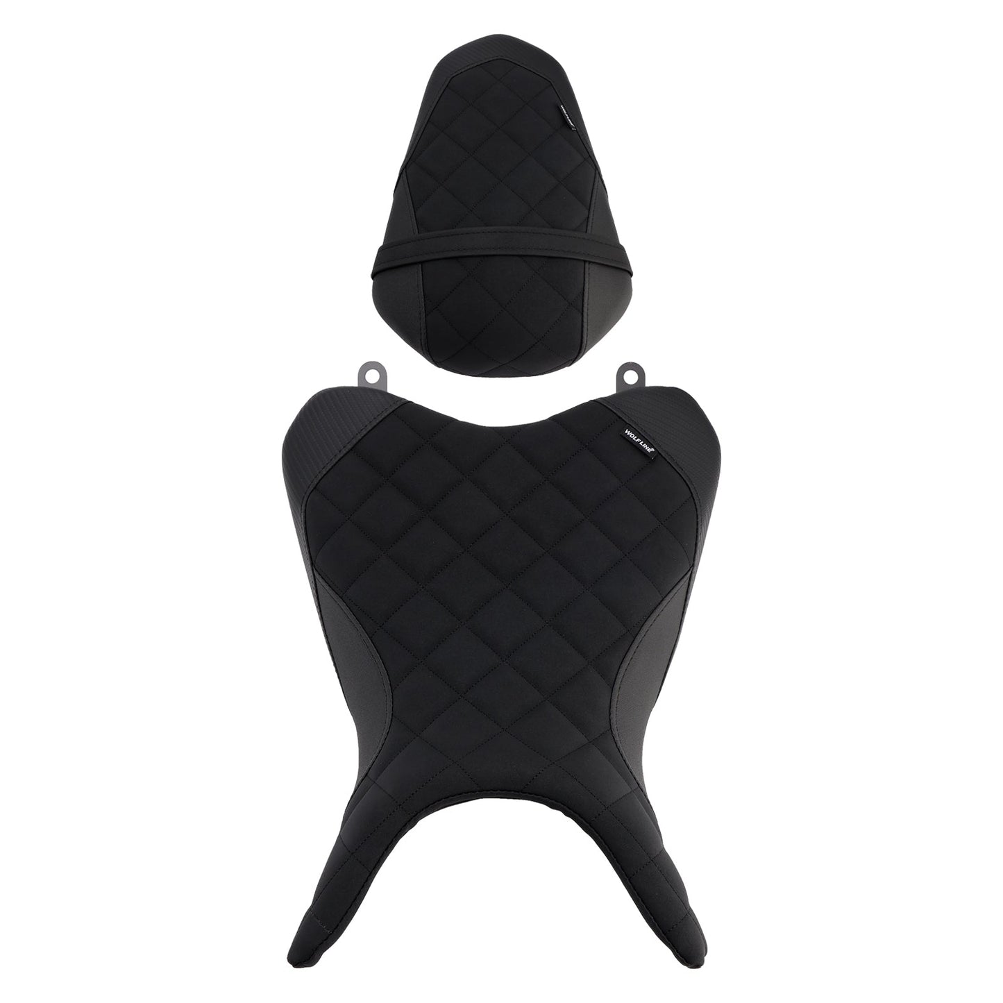 2025- For Yamaha Yzf-R3 2025- Mt-03 Driver&Passenger Seat Rear Cushion Black