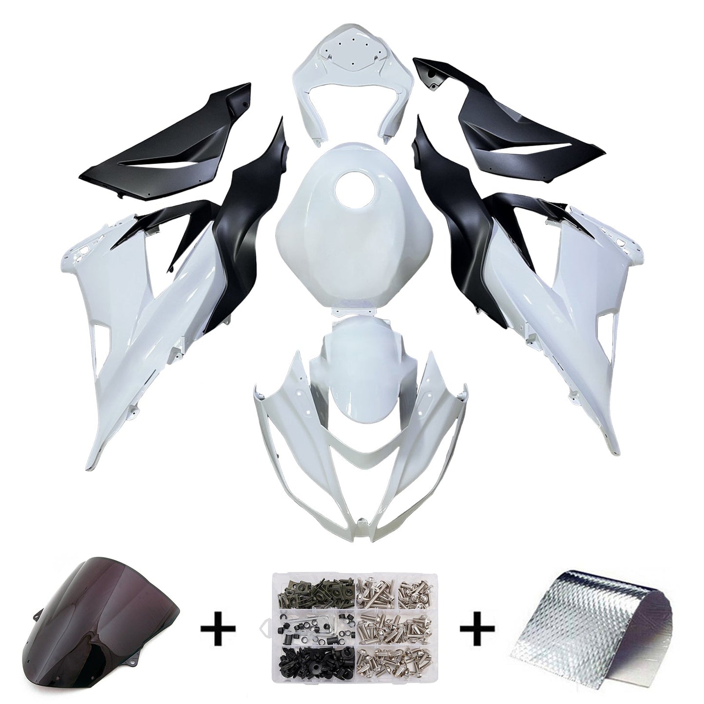 Injection Fairing Kit Bodywork Plastic ABS fit For Kawasaki ZX6R 636 2013-2018
