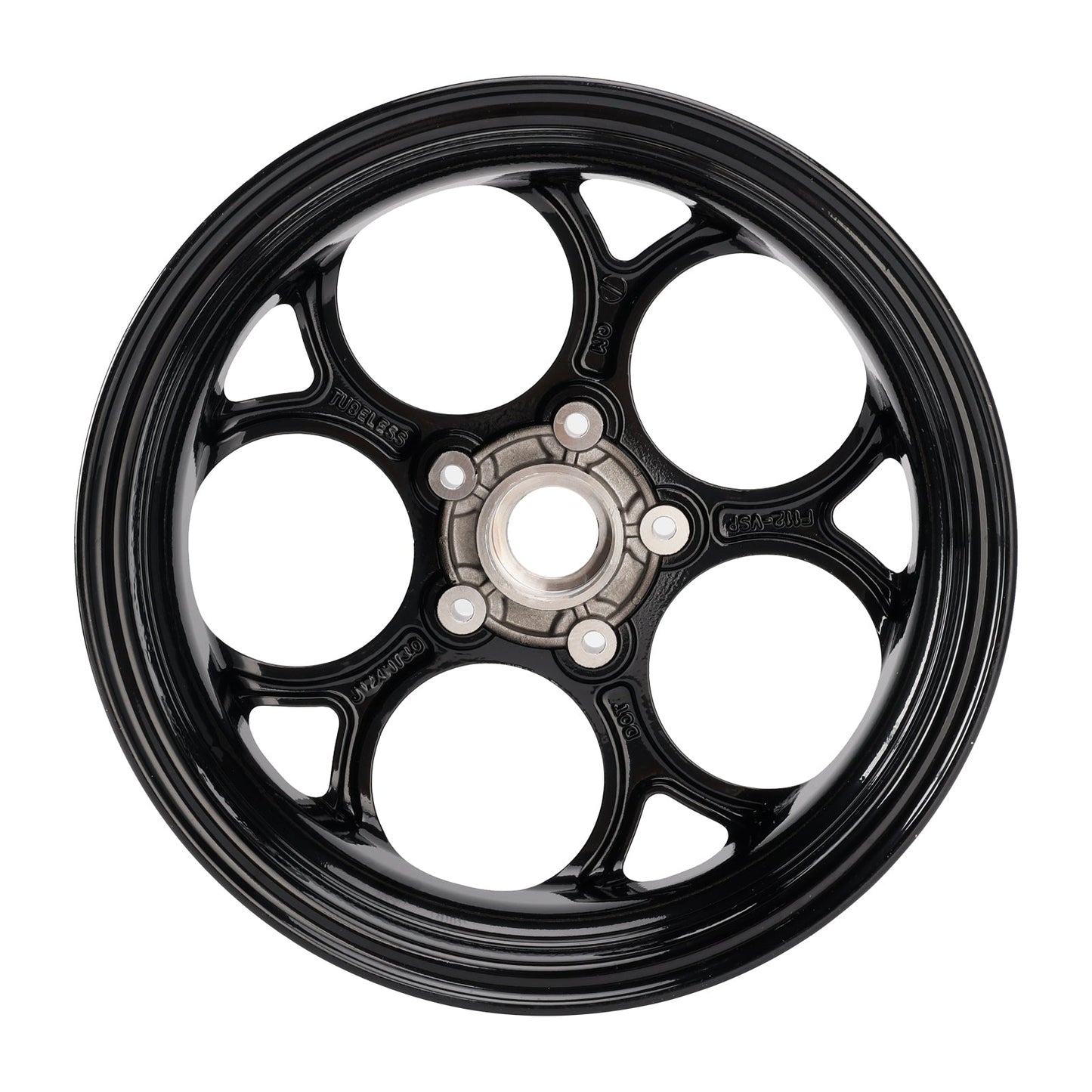 2017-2020 Vespa Sprint 3V Euro4 50 4T AC 3.0x12" Front + Rear Tubeless Wheel Rim Set
