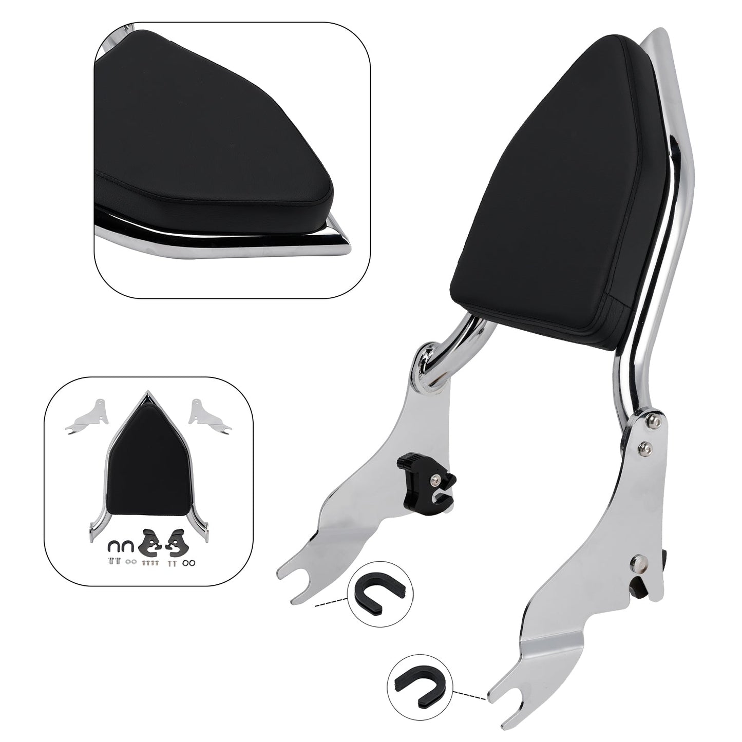 2013-2014 CVO ROAD KING FLHRSE Passenger Sissy Bar Backrest