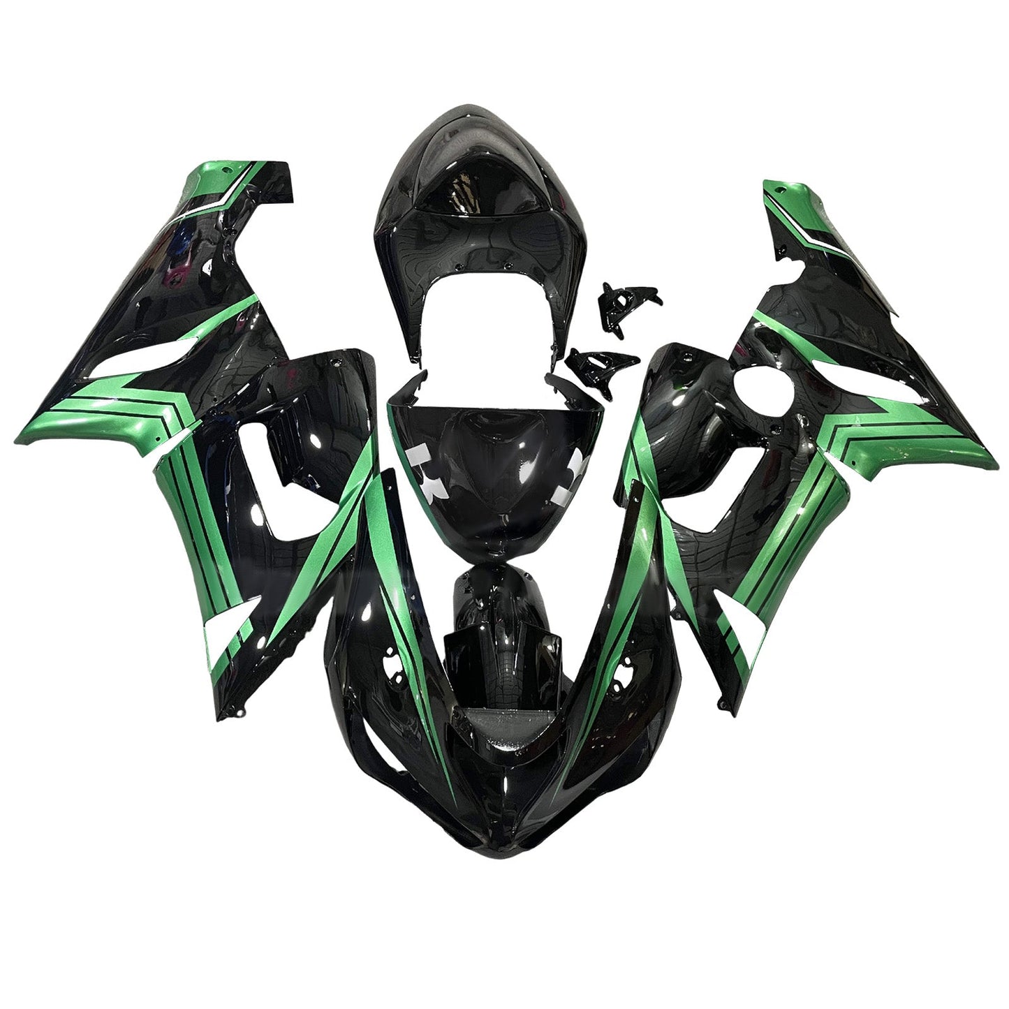 Injection Fairing Kit Bodywork Plastic ABS fit For Kawasaki ZX6R 636 2005-2006