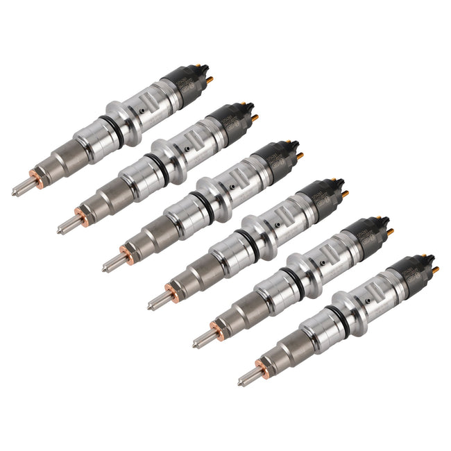 6Pcs Fuel Injector For Cummins ISB 6.7L QSB 4.5L 6.7L 5254261 0445120177