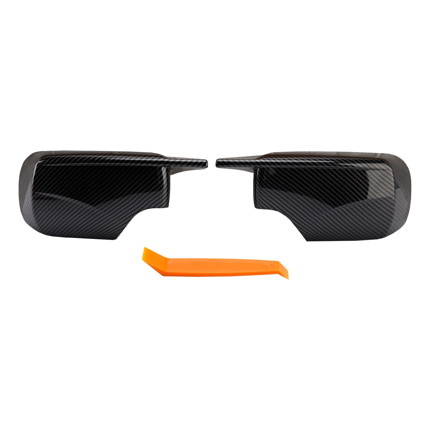 2PCS M Style Wing Car Side Mirror Cover Caps for BMW E46 Sedan E39 4DR 1998-2005