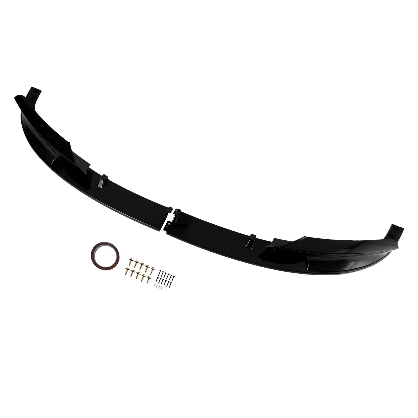 Gloss Black Front Bumper Spoiler Lip Fit BMW 3 Series F30 2012-2018 M Sport