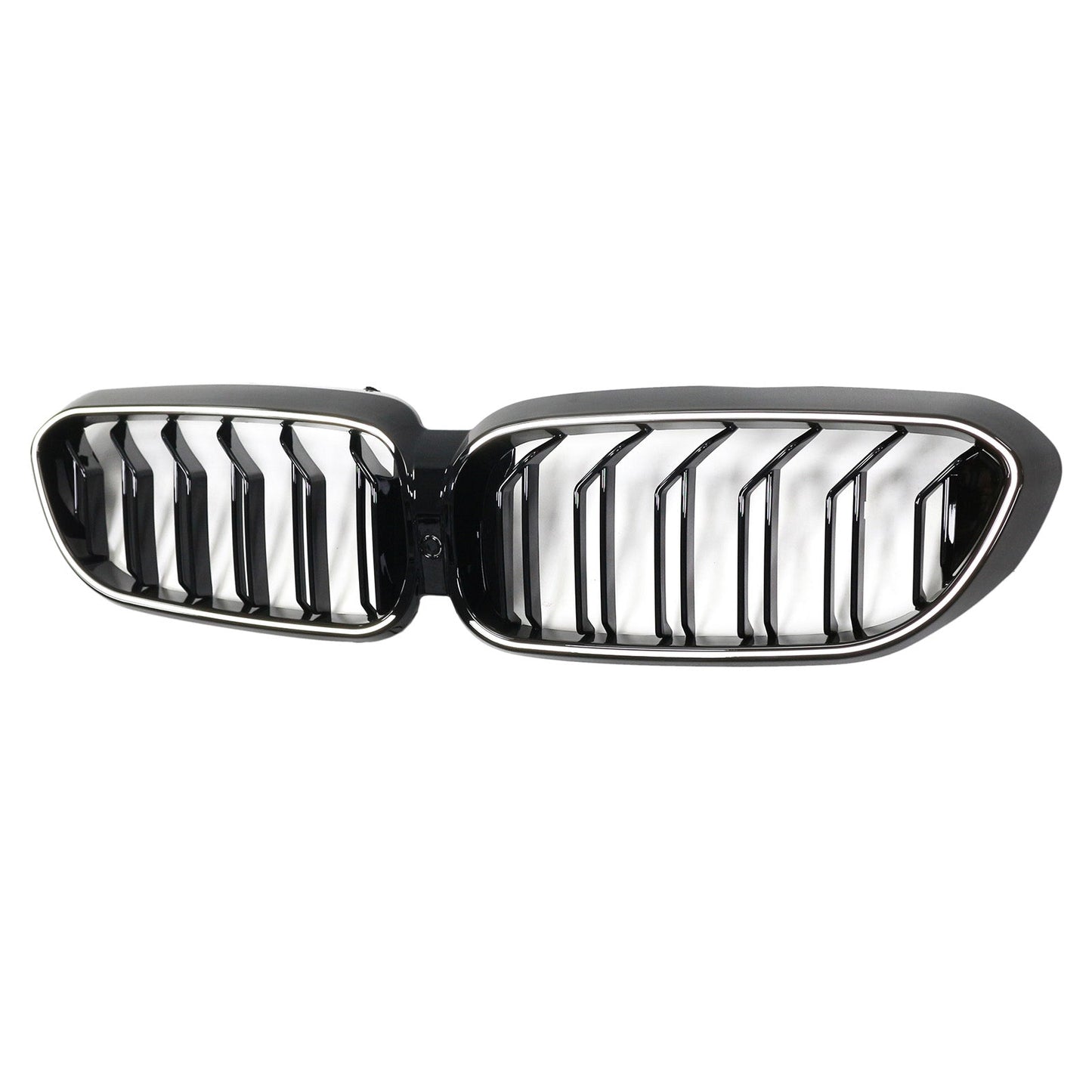 2017-2020 BMW 5 Series G30 G31 Double Slat Front Kidney Grille Gloss Black