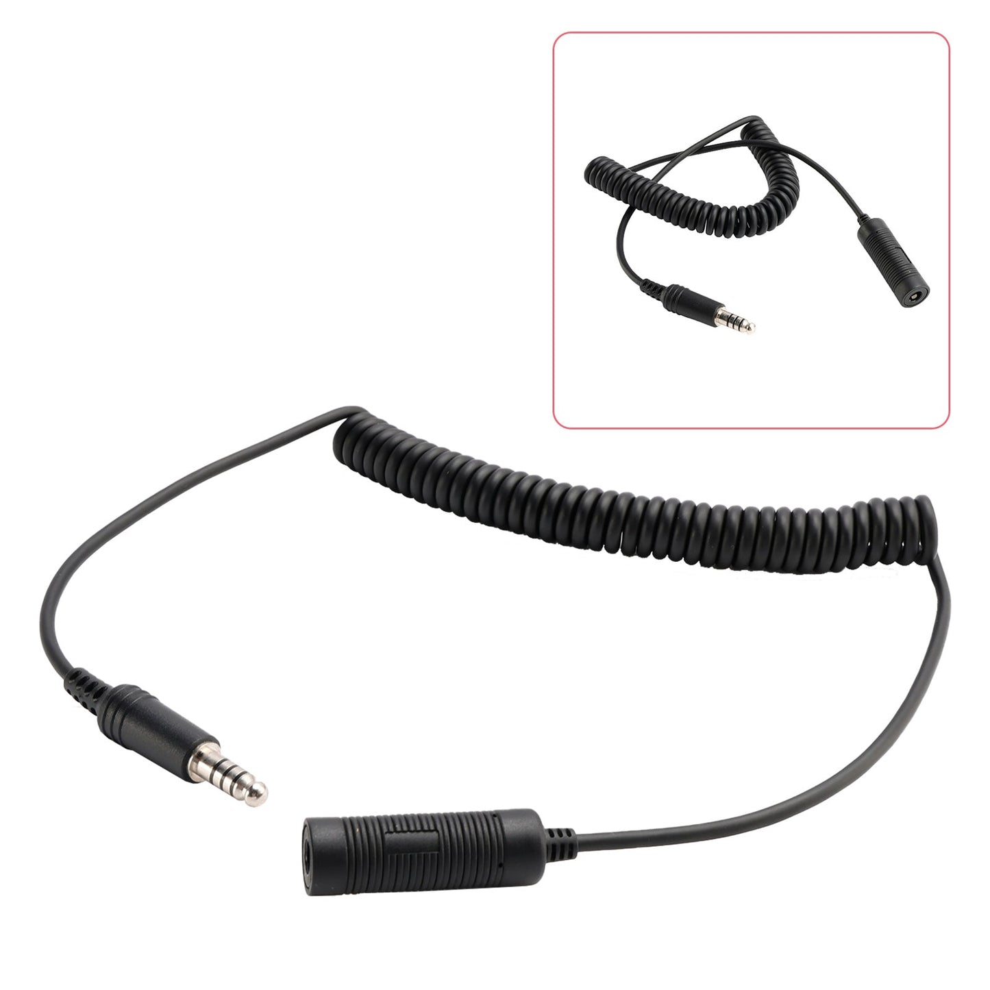 7.1mm Plug Extension Cable Tactical Headphone for TAC-SKY U-92A/U to U-174/U