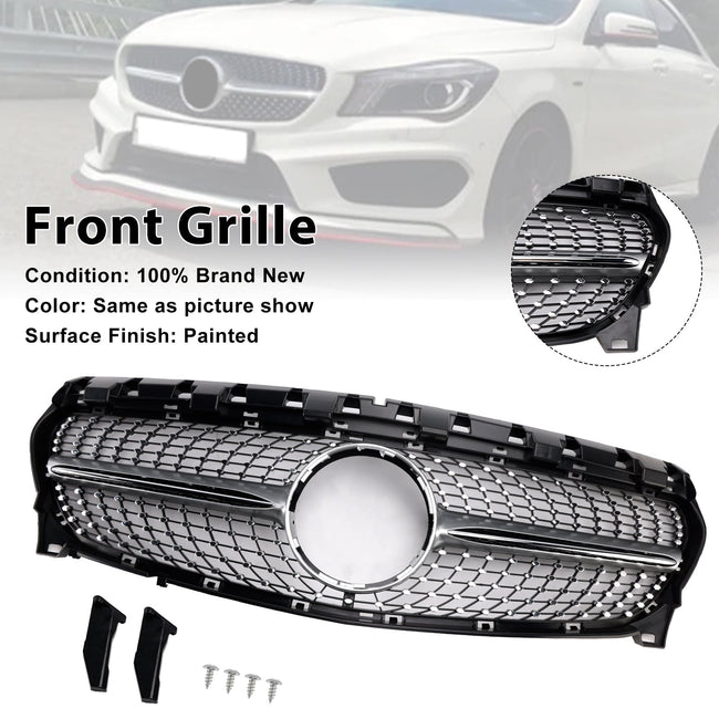 2013-2019 Mercedes-Benz CLA-Class W117 CLA250 Diamond Front Grill Grille