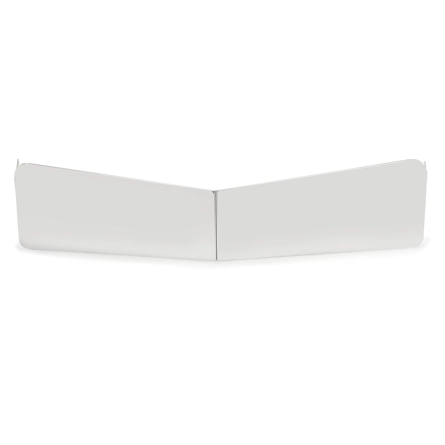 Flat Top Silvery Drop Visor For Peterbilt 377 378 379 335 386 388 389