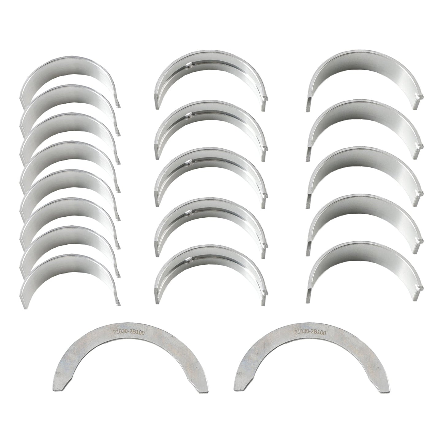 2012-2016 Kia Rio LX Hatchback 4-Door Crankshaft & Rods & Bearing 209102BB03