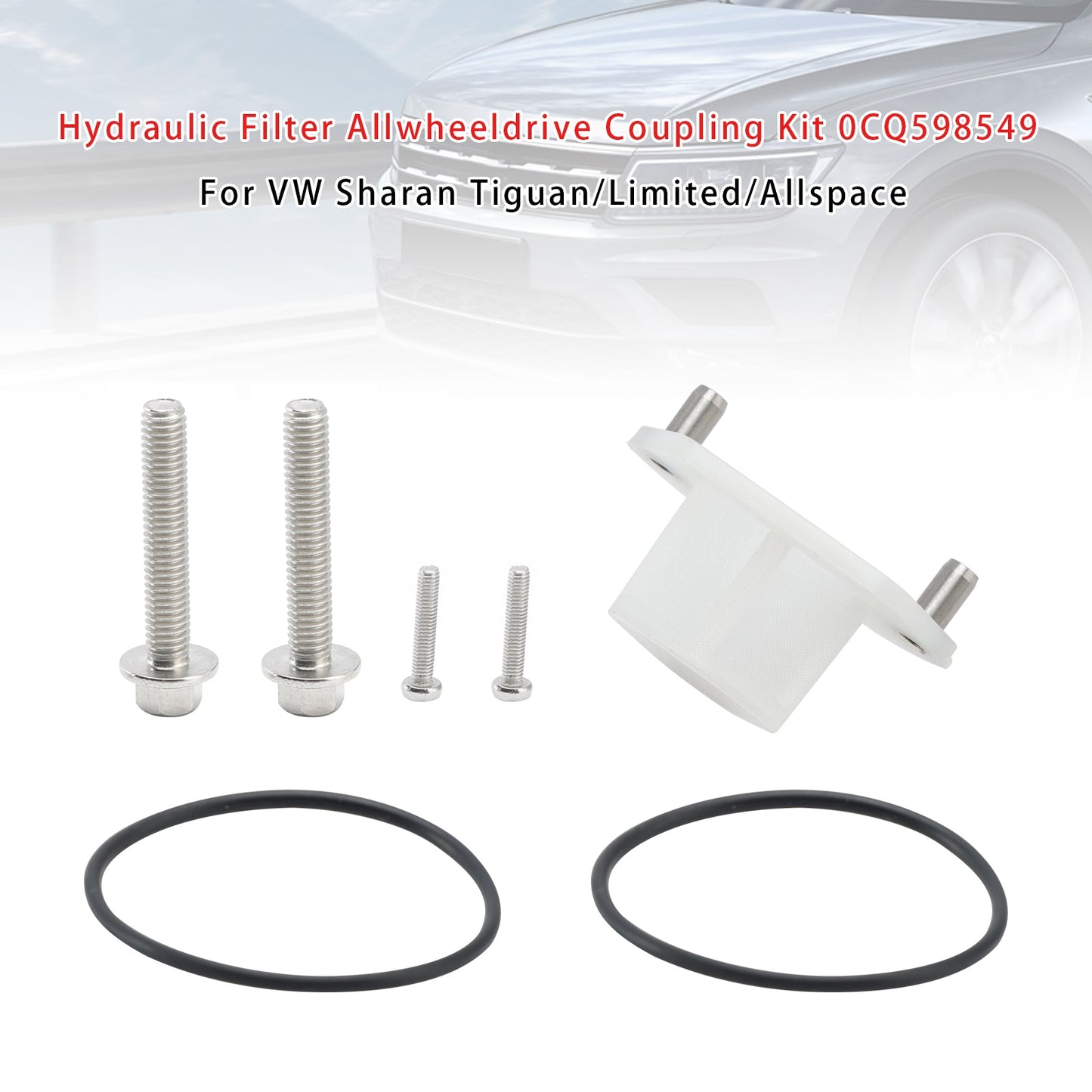 VW Sharan Tiguan/Limited/Allspace Hydraulic Filter Allwheeldrive Coupling Kit 0CQ598549