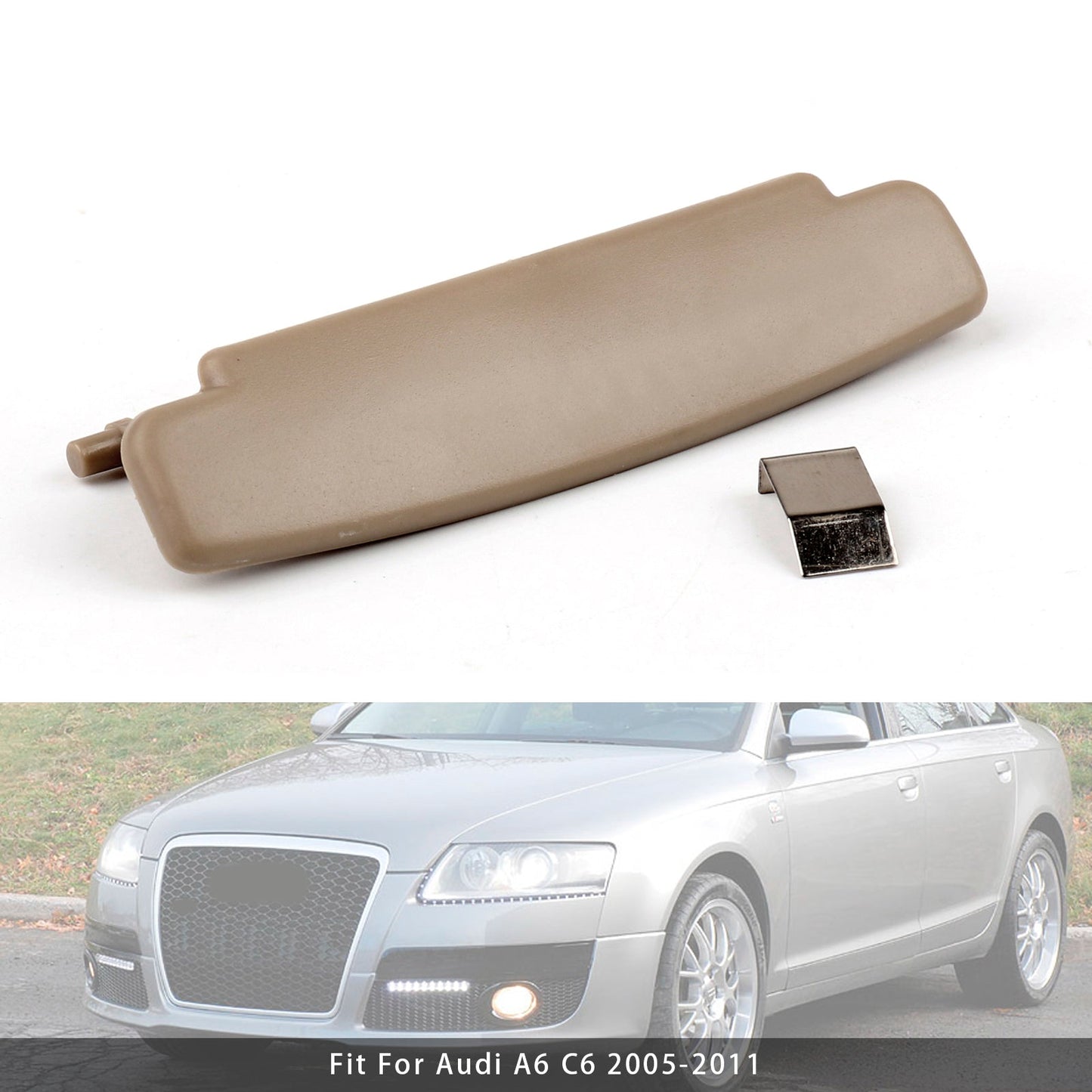 2005-2011 Audi A6 C6 Beige Console Center Armrest Lid Latch 4F0864245
