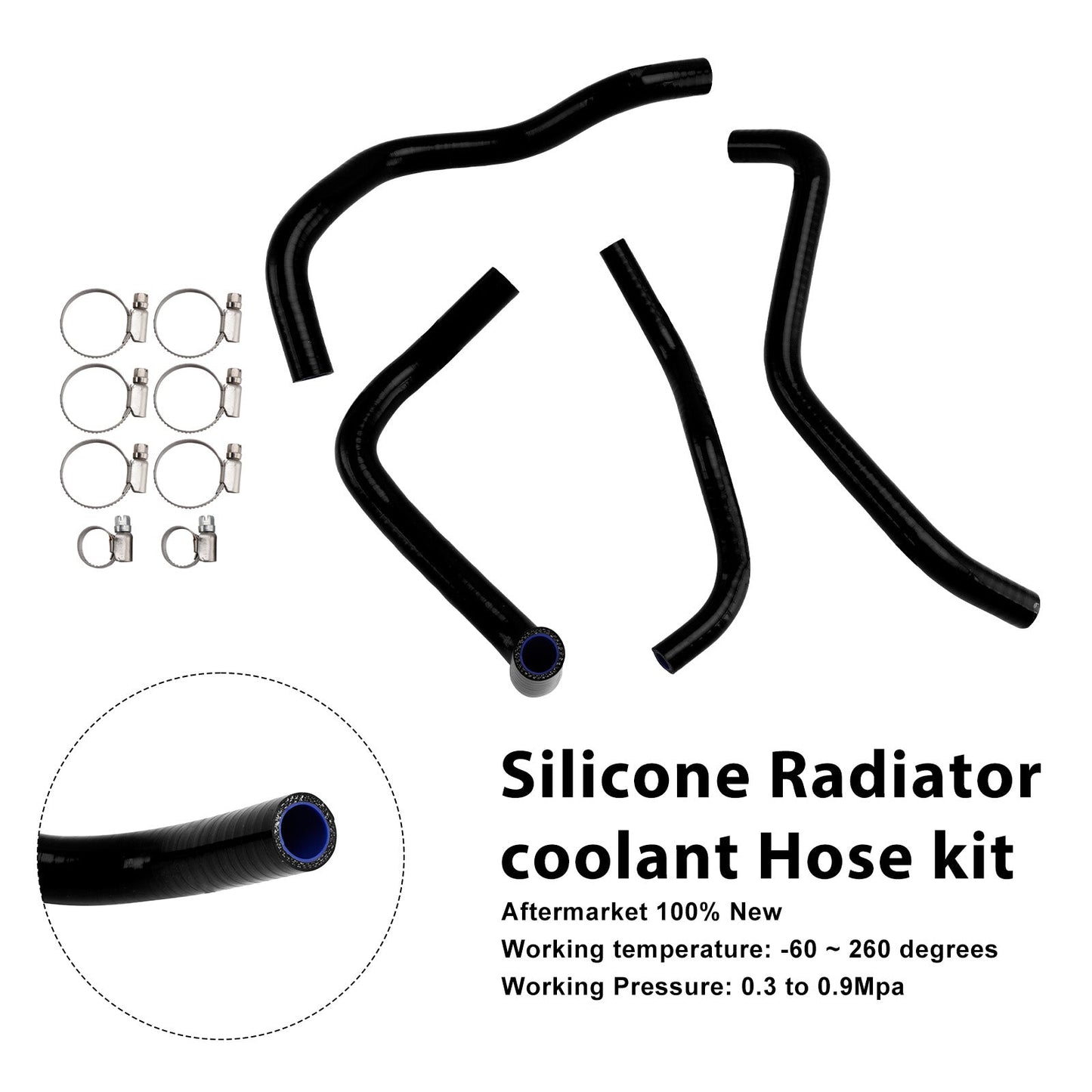 2013-2024 Honda CB500F/X/R Silicone Radiator coolant Hose