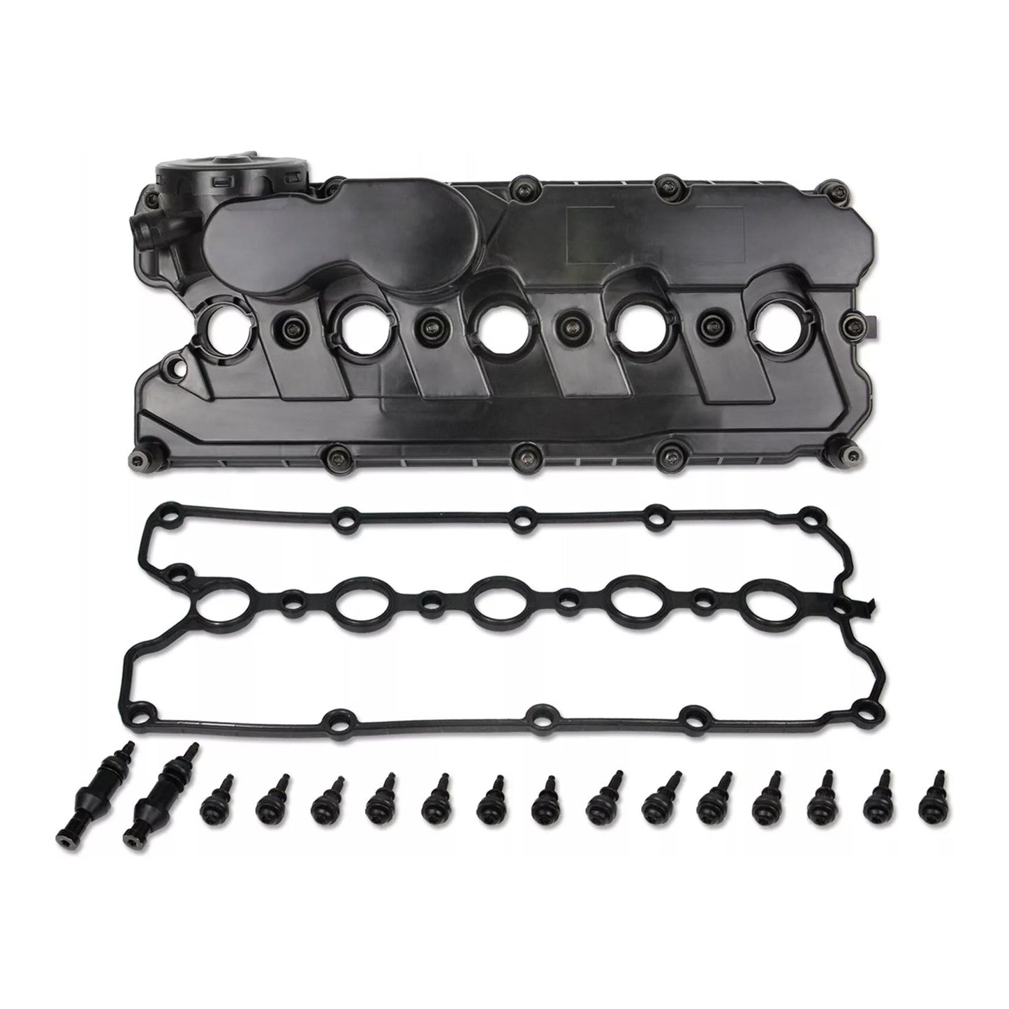 2006-2014 VW Beetle 2.5L Engine Valve Cover w/Gasket Bolts Cap 07K103469L 07K103469L
