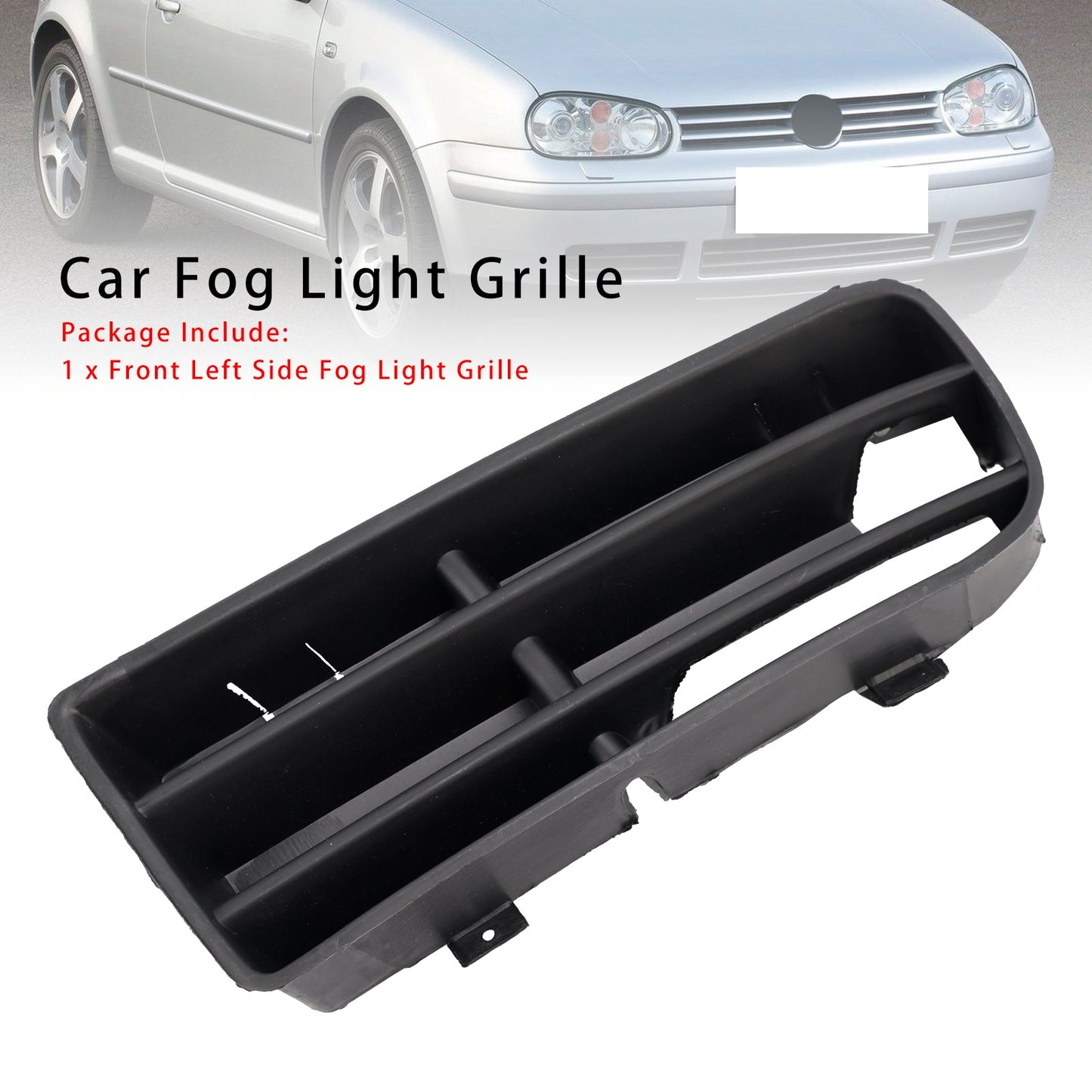 1998-2004 VW Golf IV MK4 Front Left Side Bumper Grille Fog Light Grill