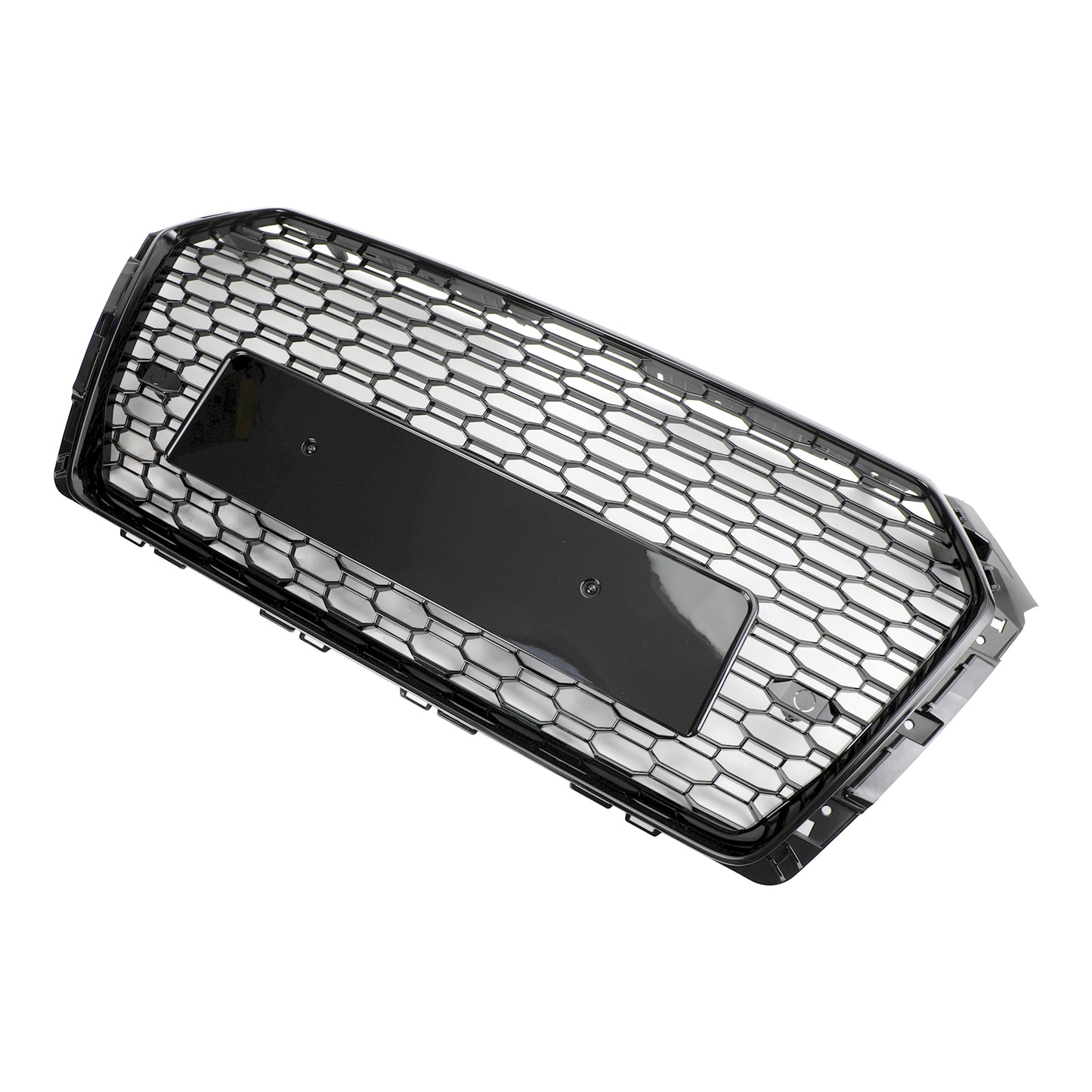 For 2017-2019 Audi A4/S4 B9 Honeycomb Mesh Hex Car Grille Grill RS4 Style Black