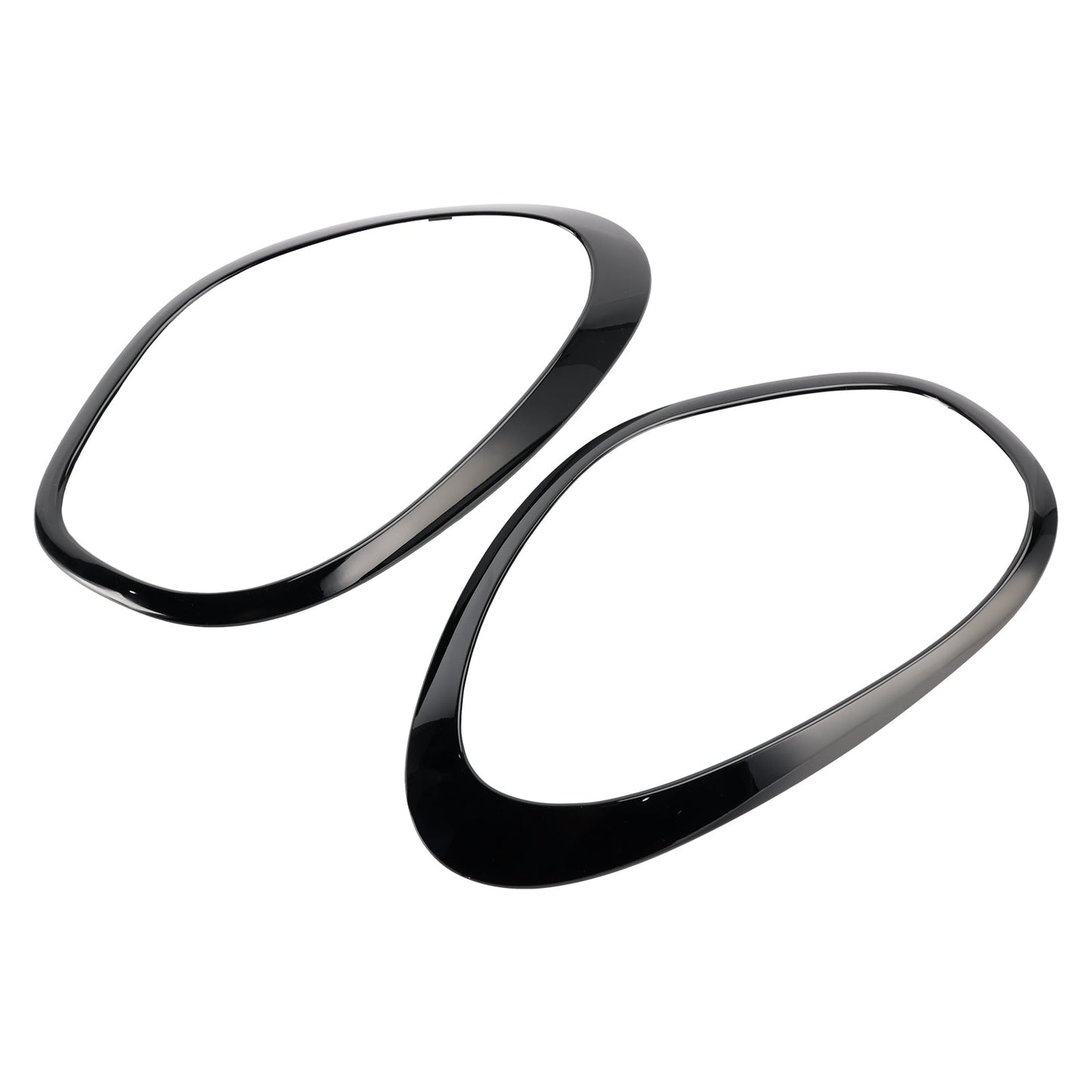 2pcs Gloss Black Headlights Ornamental Ring For Mini Cooper Countryman R60