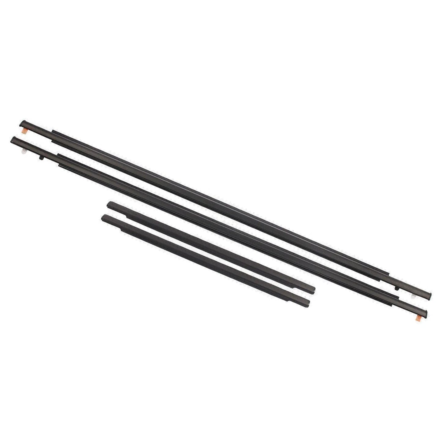 2007-2014 Toyota FJ Cruiser 4PCS Window Moulding Trim Seal Belt Weatherstrip