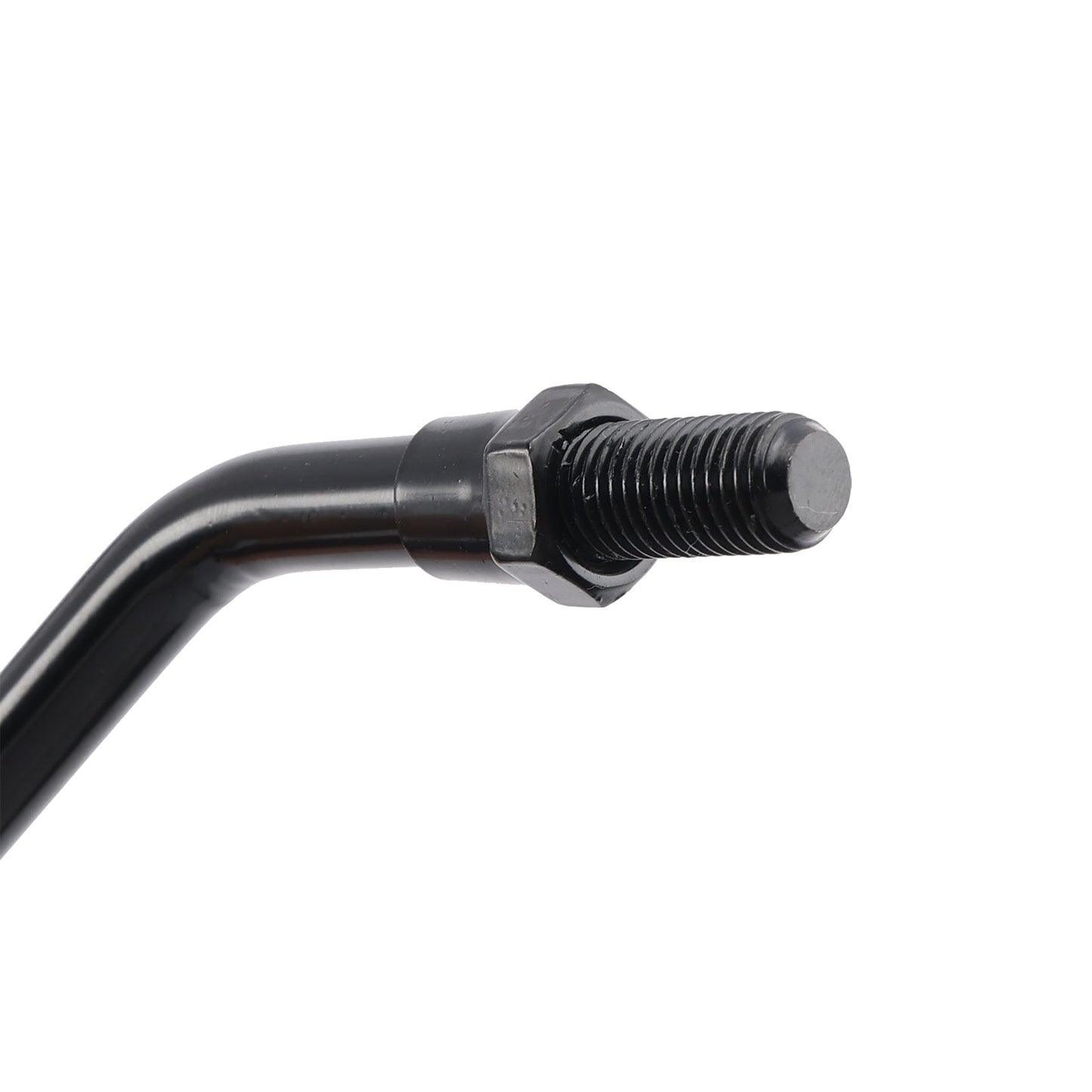 Pair Black Mirrors M10 Rearview Mirrors For Kawasaki KLR250 KLR600 KLR650